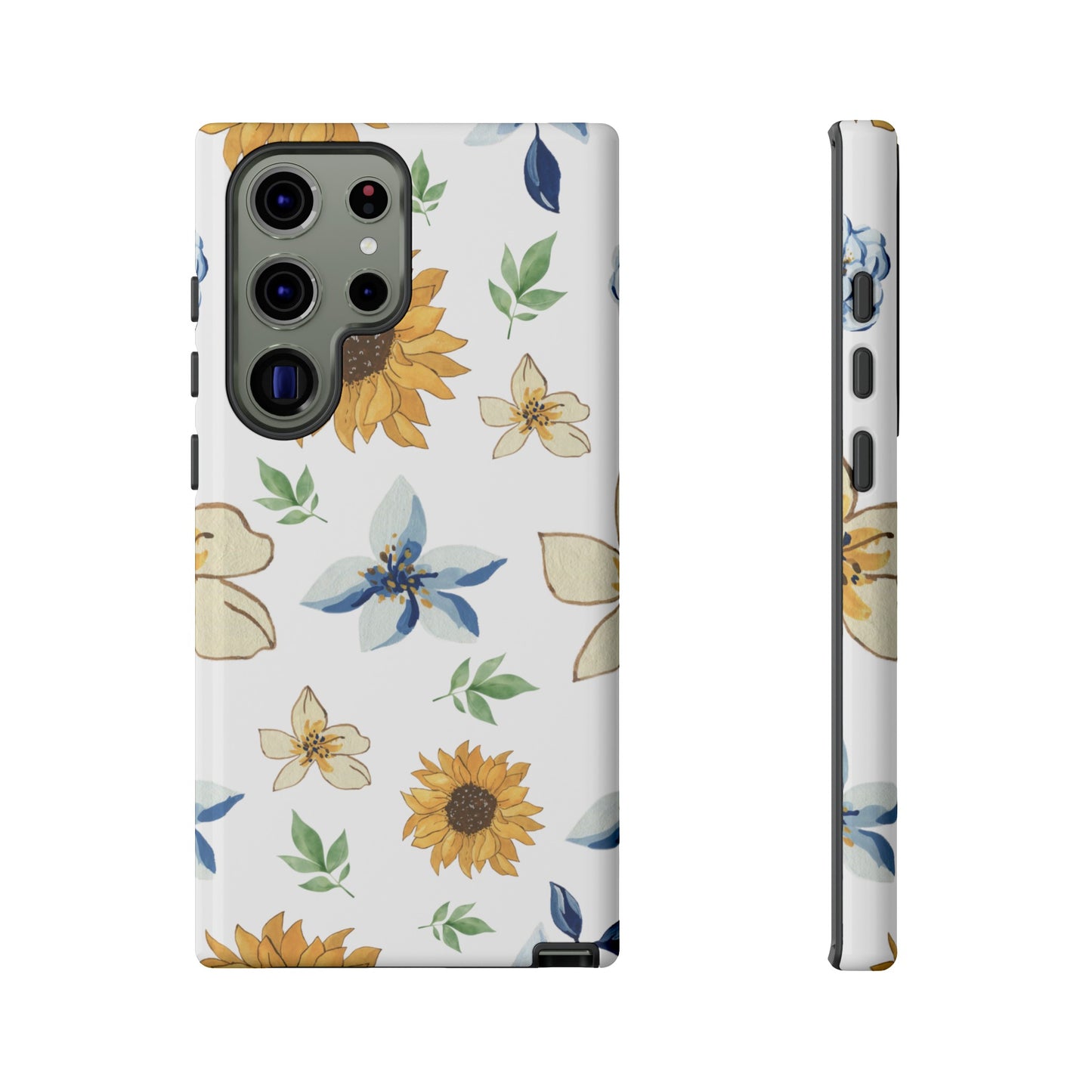 Beautiful Watercolour Flower Wallpaper Phone Case | iPhone 15 Plus/ Pro, 14, 13, 12| Google Pixel 7, Pro, 5| Samsung Galaxy S23 All Major Phone Models