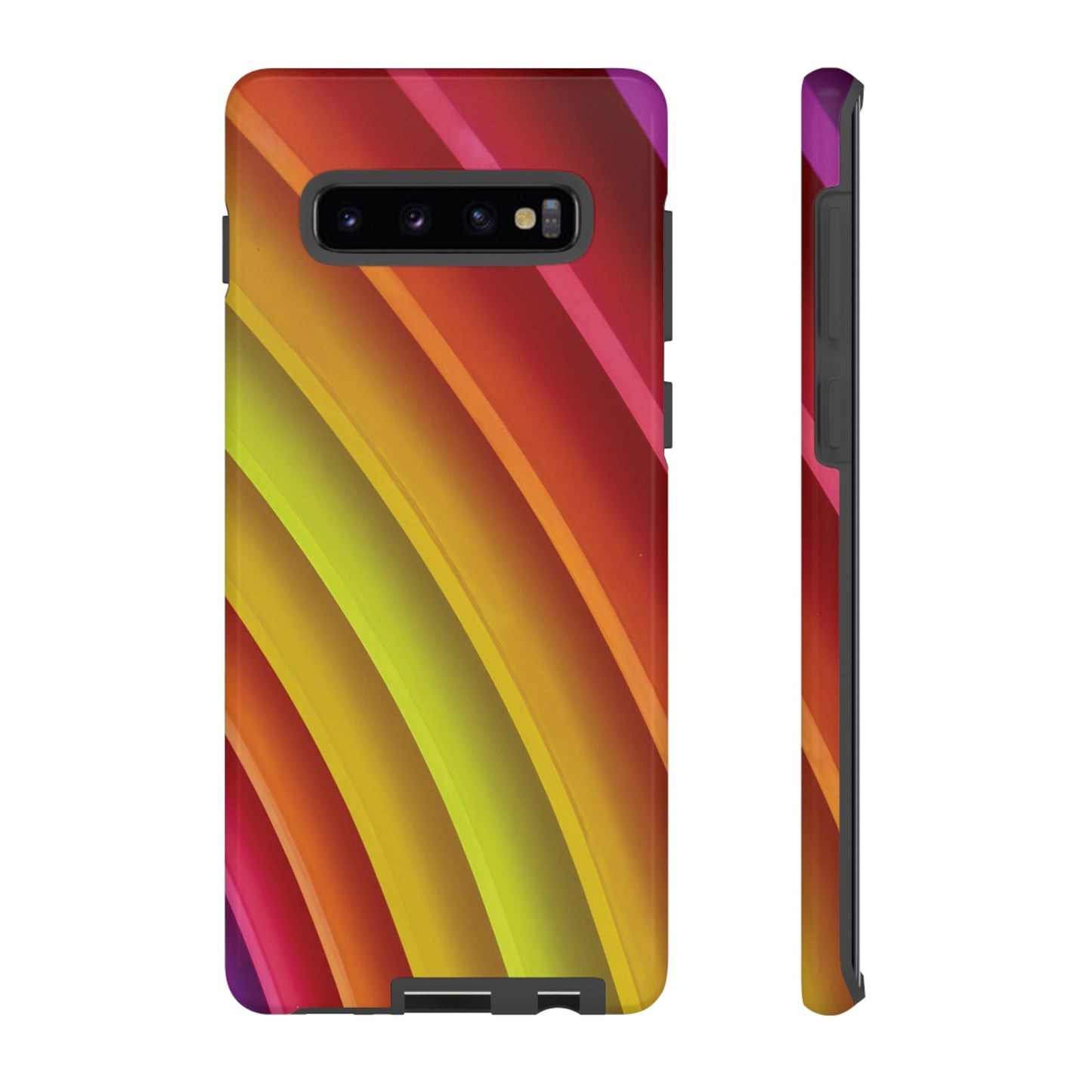 Curved Colourful Wallpaper Phone Case | iPhone 15 Plus/ Pro, 14, 13, 12| Google Pixel 7, Pro, 5| Samsung Galaxy S23 All Major Phone Models