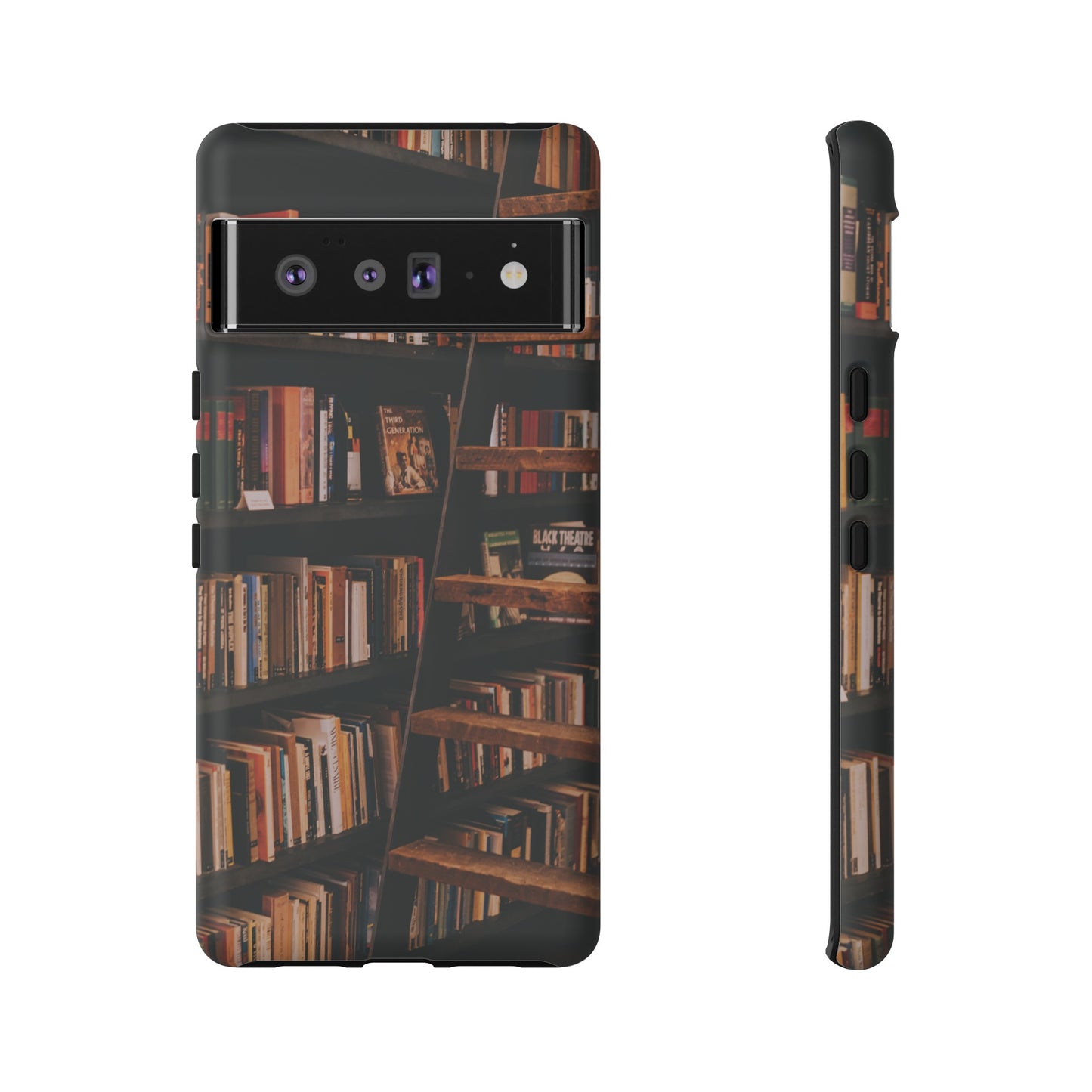 Bookcase Wallpaper Phone Case | iPhone 15 Plus/ Pro, 14, 13, 12| Google Pixel 7, Pro, 5| Samsung Galaxy S23 All Major Phone Models