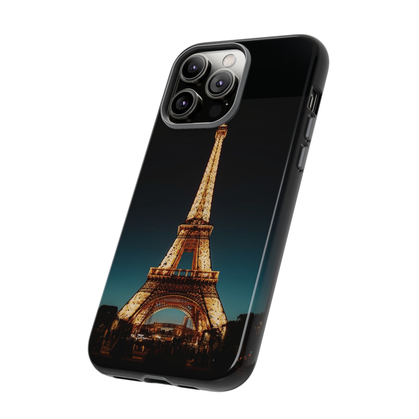 Night Eiffel Tower Phone Case | iPhone 15 Plus/ Pro, 14, 13, 12| Google Pixel 7, Pro, 5| Samsung Galaxy S23 All Major Phone Models