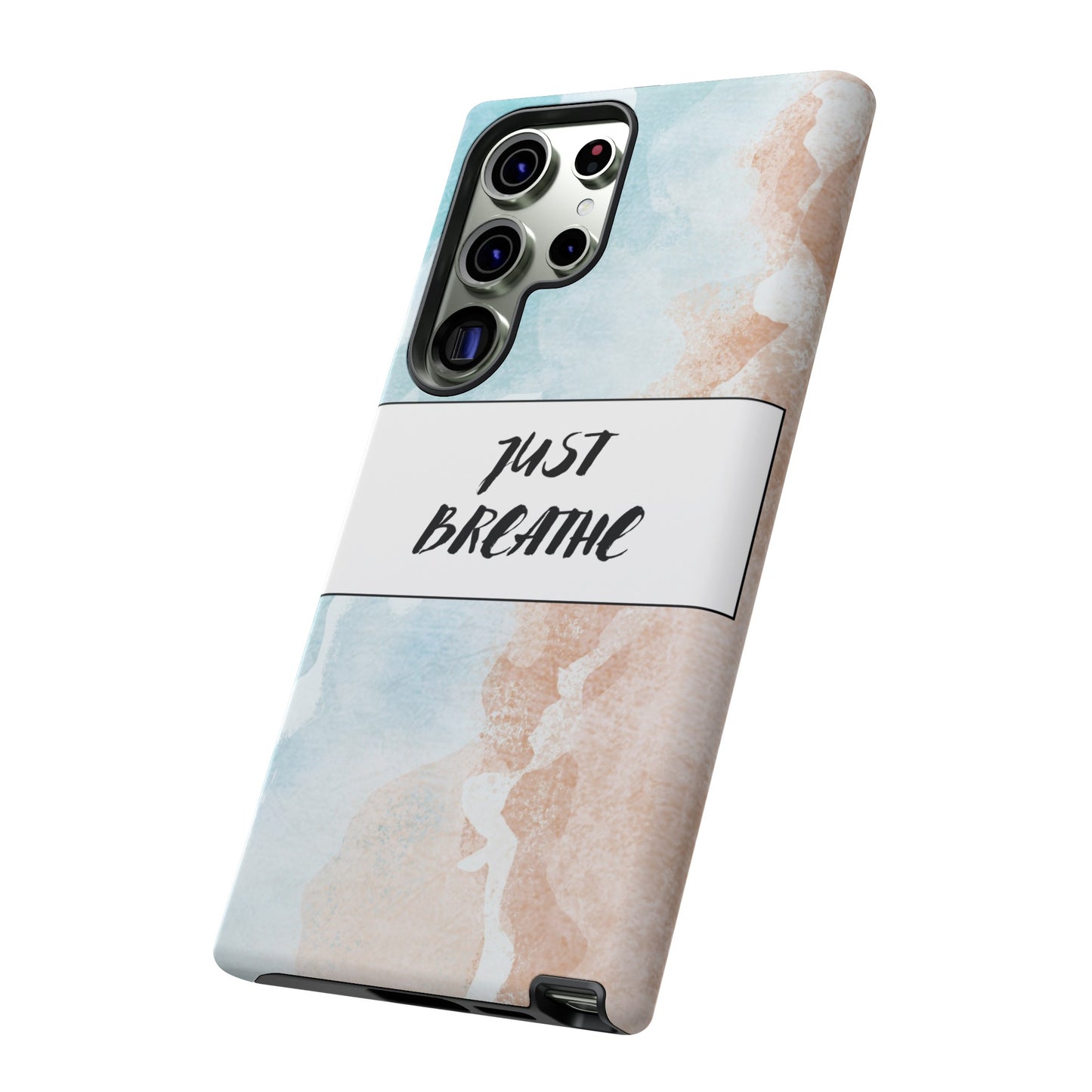 Just Breathe Phone Case | iPhone 15 Plus/ Pro, 14, 13, 12| Google Pixel 7, Pro, 5| Samsung Galaxy S23 All Major Phone Models