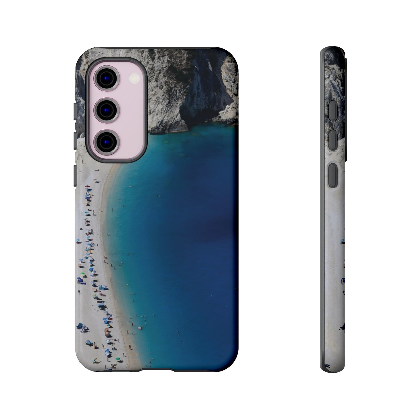 Blue Beach Wallpaper Phone Case | iPhone 15 Plus/ Pro, 14, 13, 12| Google Pixel 7, Pro, 5| Samsung Galaxy S23 All Major Phone Models