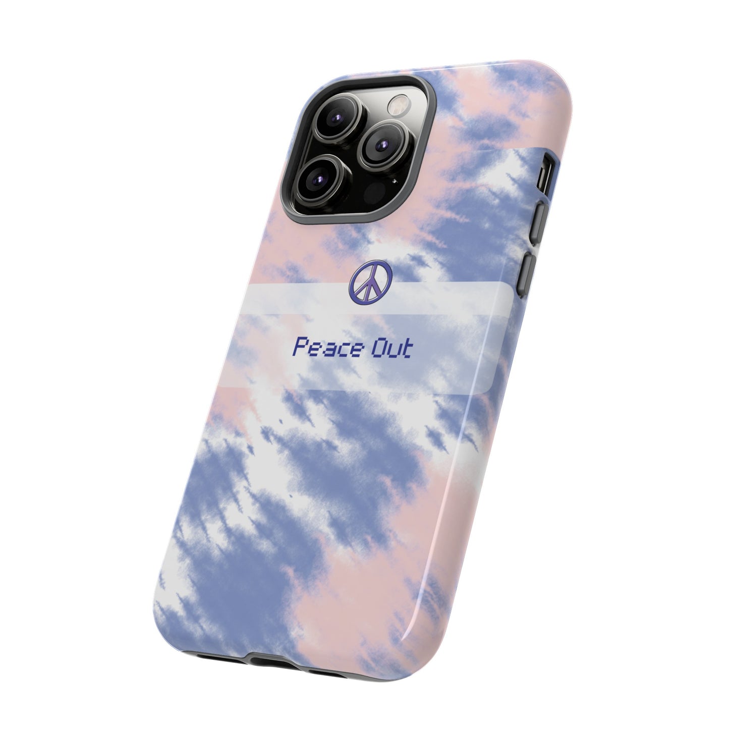 Peace Out Wallpaper Phone Case | iPhone 15 Plus/ Pro, 14, 13, 12| Google Pixel 7, Pro, 5| Samsung Galaxy S23 All Major Phone Models