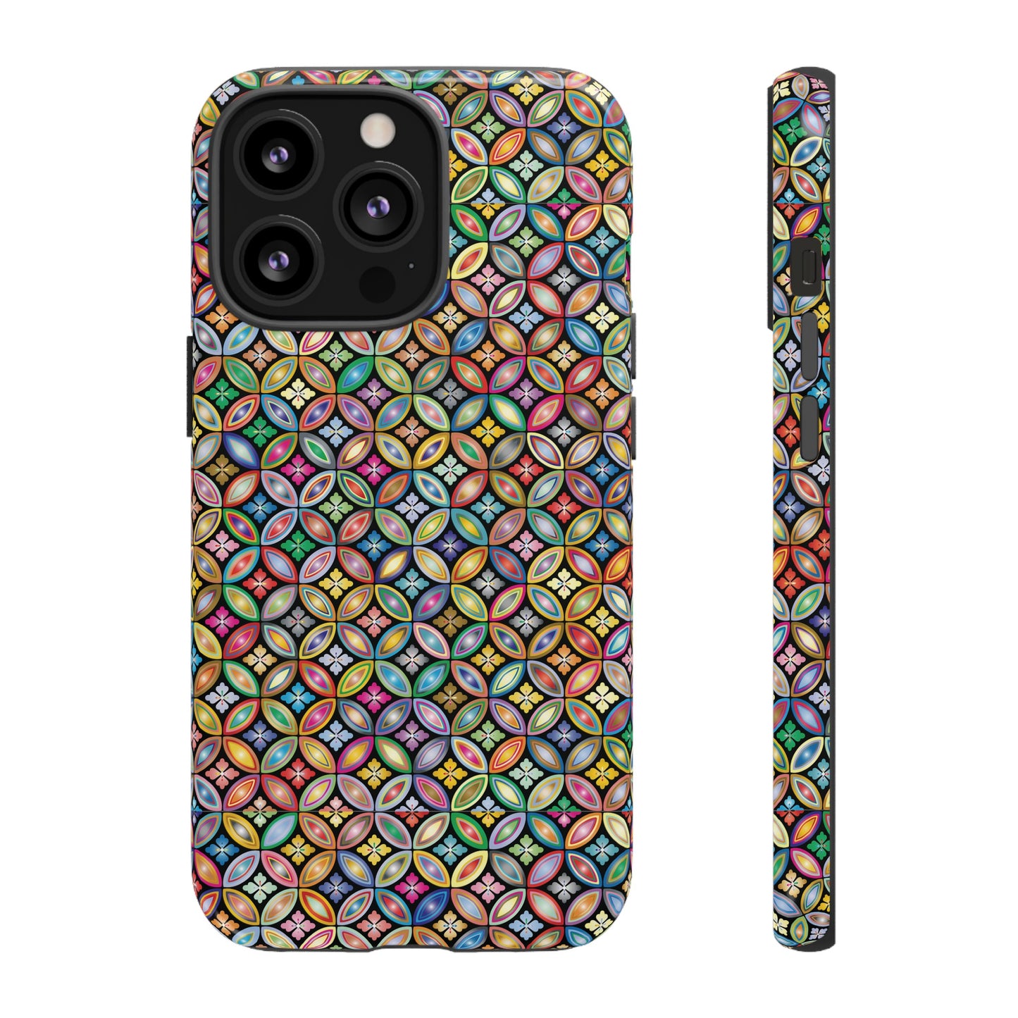 Geometric Pattern Wallpaper Phone Case | iPhone 15 Plus/ Pro, 14, 13, 12| Google Pixel 7, Pro, 5| Samsung Galaxy S23 All Major Phone Models