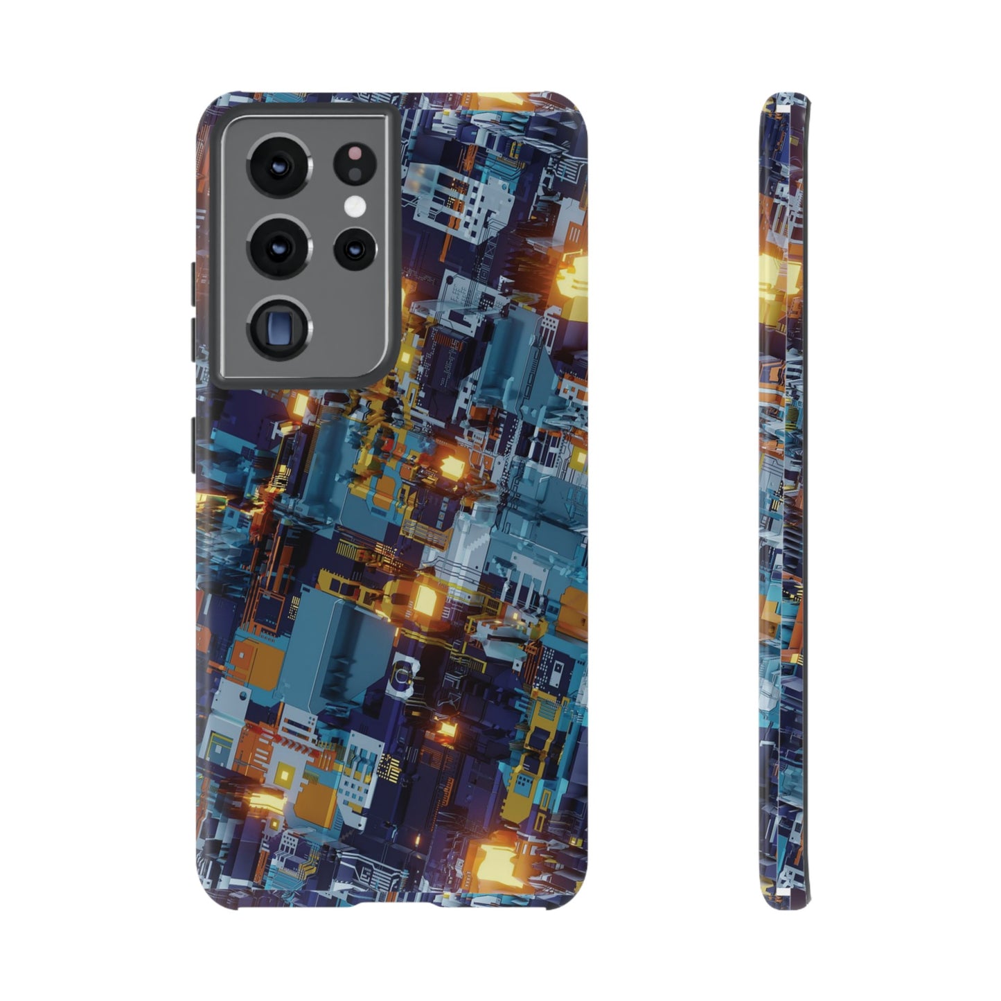 Computer Circuit Board Wallpaper Phone Case | iPhone 15 Plus/ Pro, 14, 13, 12| Google Pixel 7, Pro, 5| Samsung Galaxy S23 All Major Phone Models