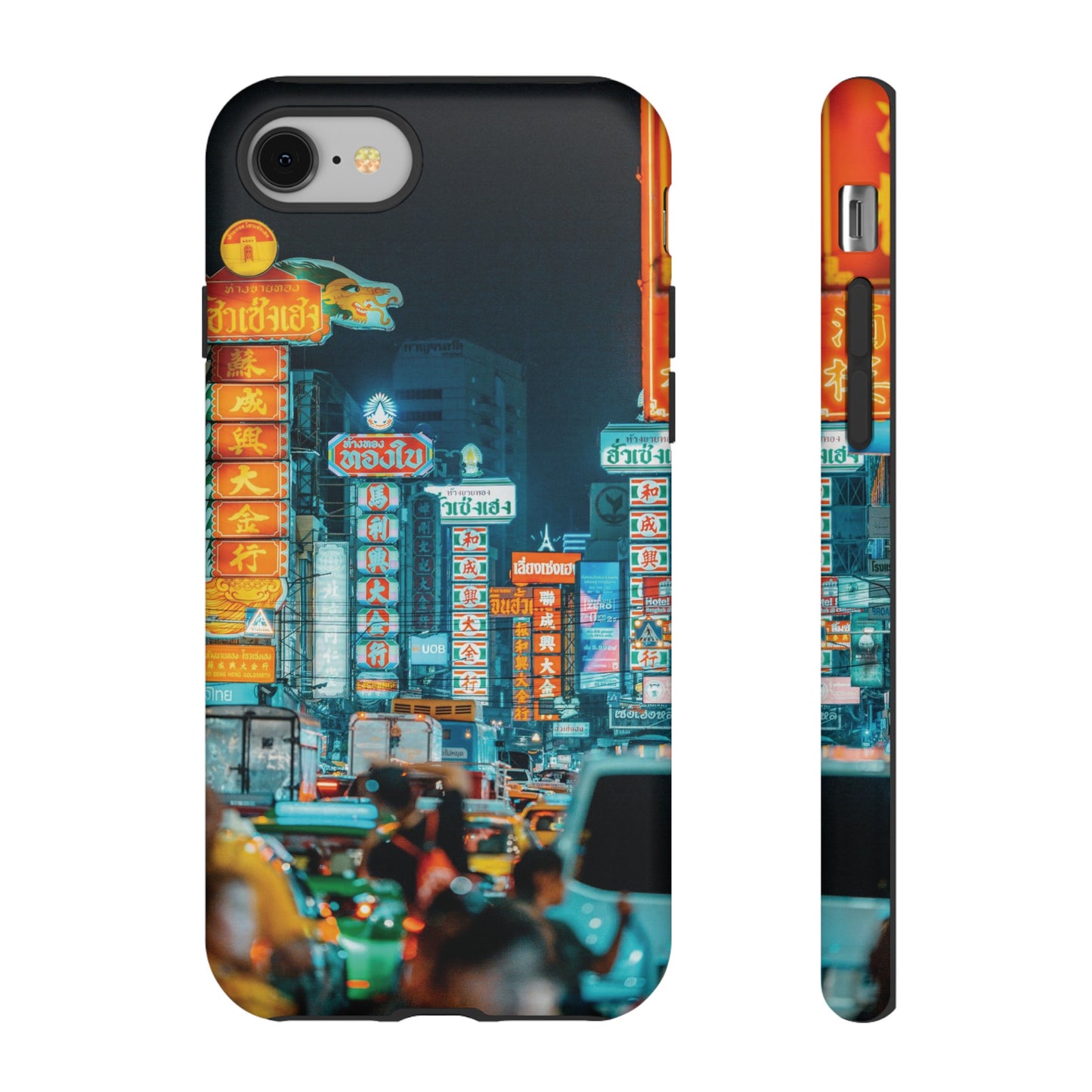 Neon Nightlife Wallpaper Phone Case | iPhone 15 Plus/ Pro, 14, 13, 12| Google Pixel 7, Pro, 5| Samsung Galaxy S23 All Major Phone Models