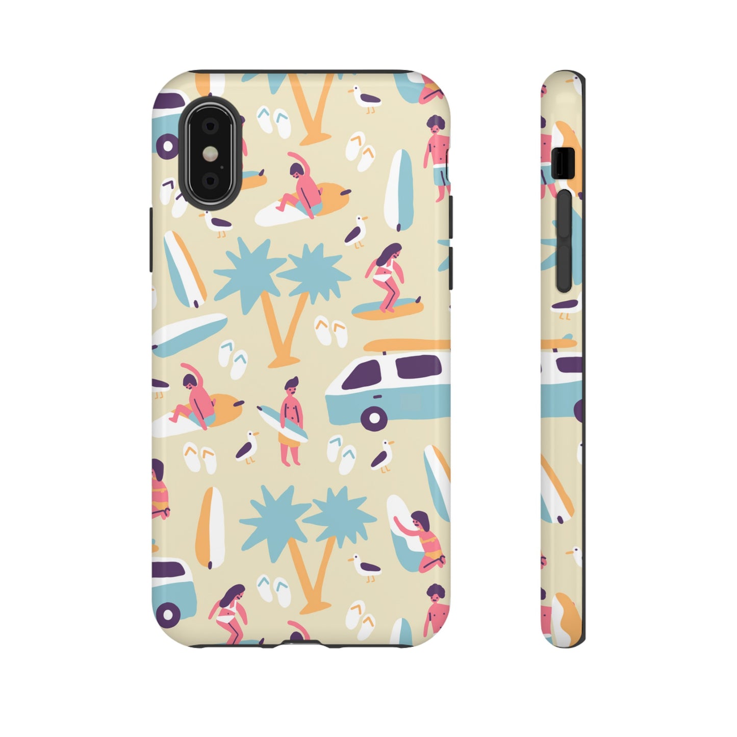 Surfers Wallpaper Phone Case | iPhone 15 Plus/ Pro, 14, 13, 12| Google Pixel 7, Pro, 5| Samsung Galaxy S23 All Major Phone Models