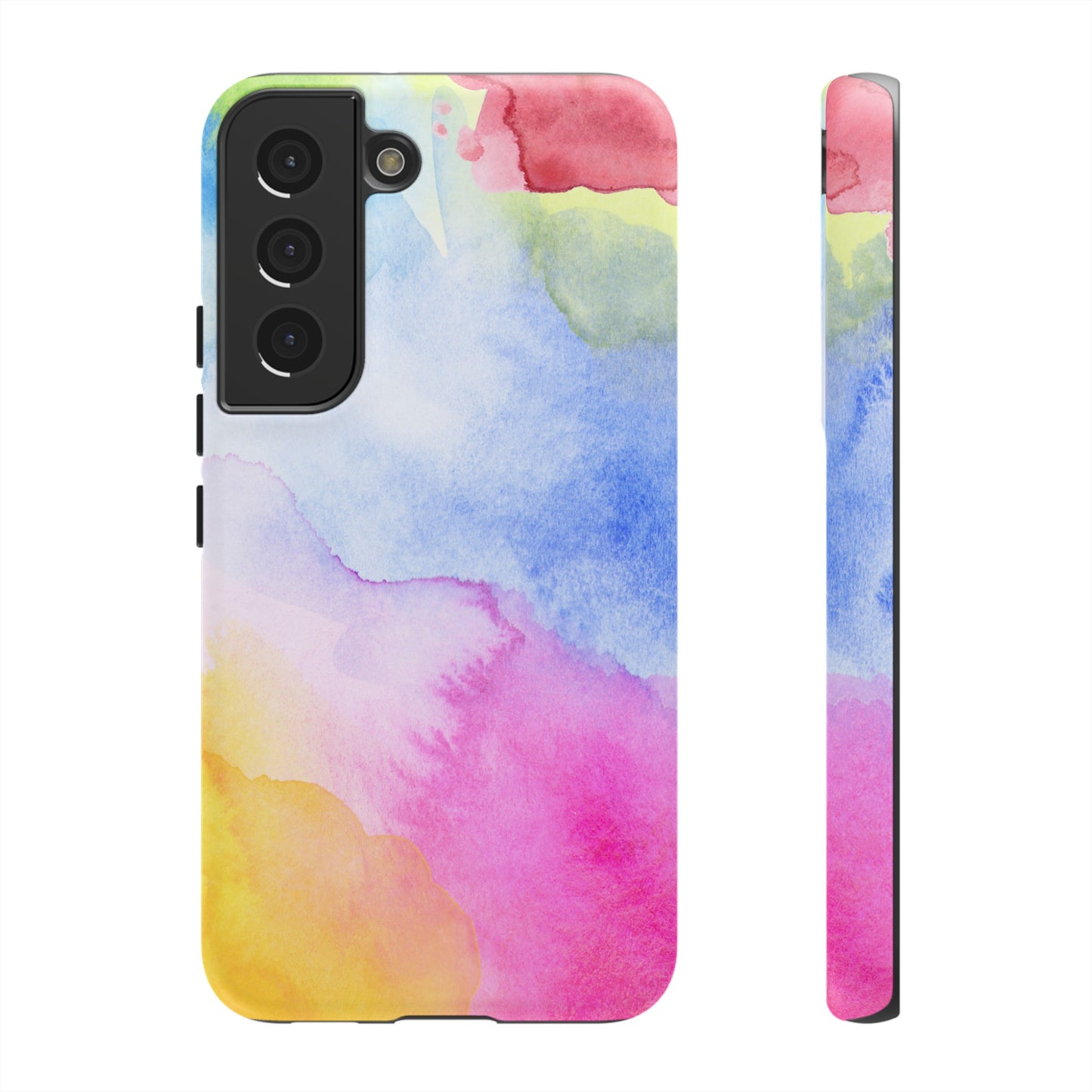 Watercolour Rainbow Phone Case | iPhone 15 Plus/ Pro, 14, 13, 12| Google Pixel 7, Pro, 5| Samsung Galaxy S23 All Major Phone Models