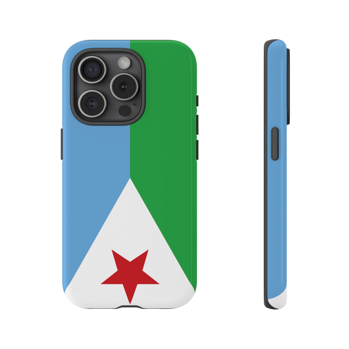 Djibouti Flag Phone Case | iPhone 15 Plus/ Pro, 14, 13, 12| Google Pixel 7, Pro, 5| Samsung Galaxy S23 All Major Phone Models