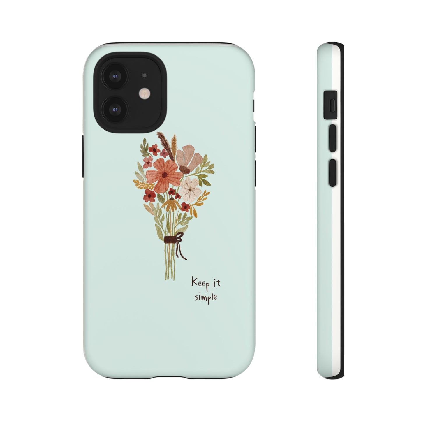 Keep It Simple Wallpaper Phone Case | iPhone 15 Plus/ Pro, 14, 13, 12| Google Pixel 7, Pro, 5| Samsung Galaxy S23 All Major Phone Models