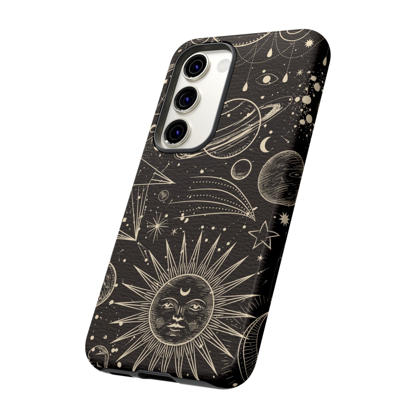 Golden Universe Wallpaper Phone Case | iPhone 15 Plus/ Pro, 14, 13, 12| Google Pixel 7, Pro, 5| Samsung Galaxy S23 All Major Phone Models