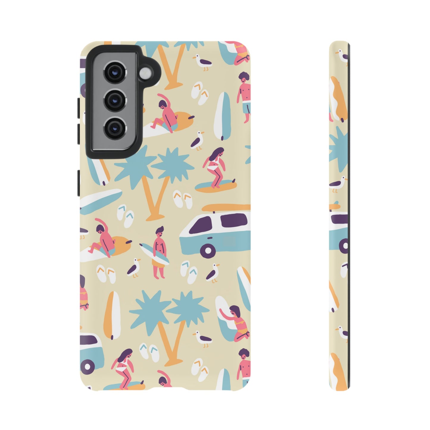 Surfers Wallpaper Phone Case | iPhone 15 Plus/ Pro, 14, 13, 12| Google Pixel 7, Pro, 5| Samsung Galaxy S23 All Major Phone Models