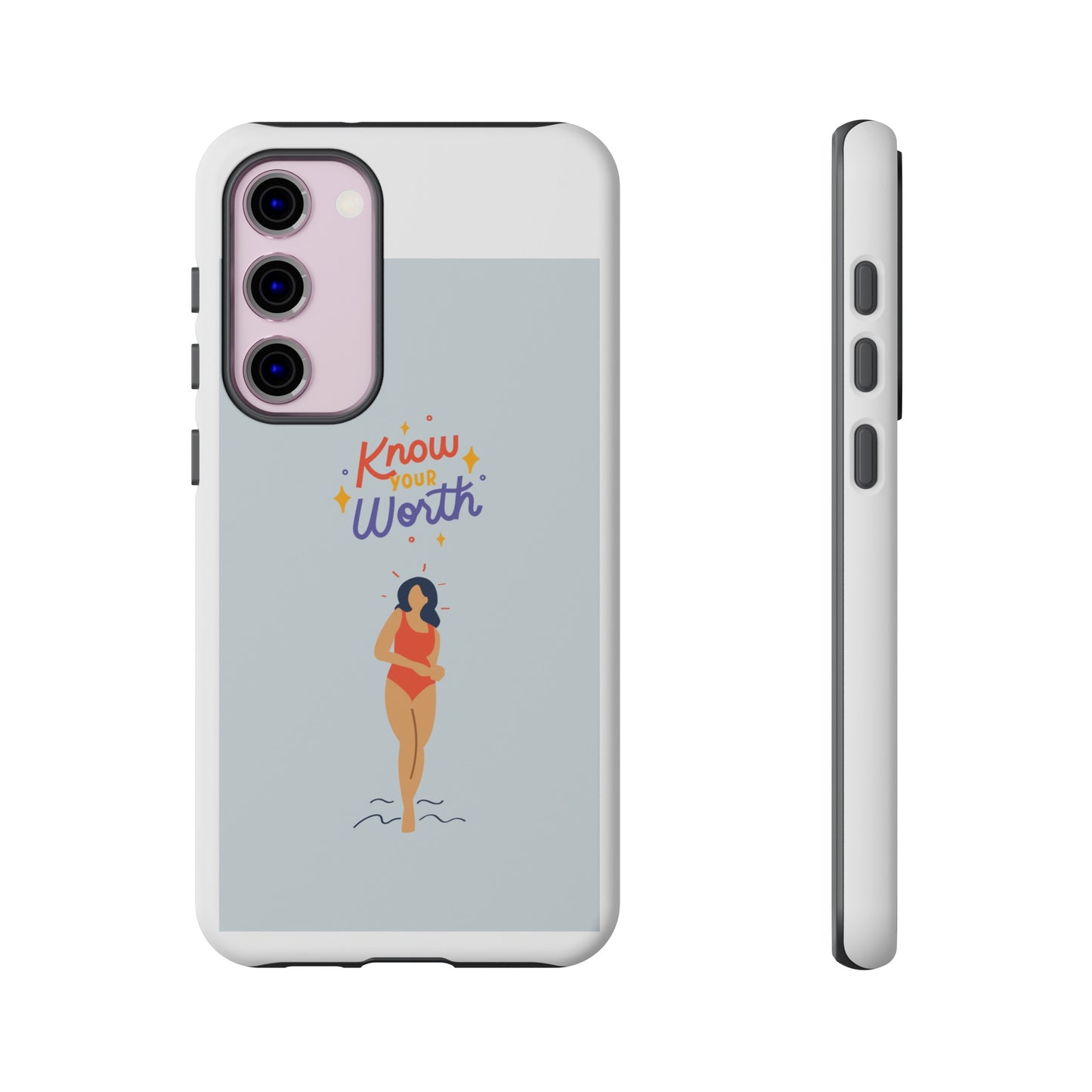 Know Your Worth Phone Case | iPhone 15 Plus/ Pro, 14, 13, 12| Google Pixel 7, Pro, 5| Samsung Galaxy S23 All Major Phone Models