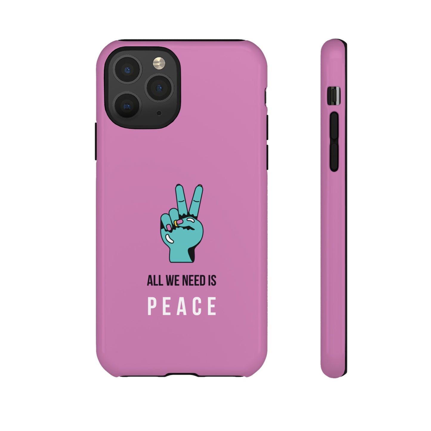 All We Need Is Peace Wallpaper Phone Case | iPhone 15 Plus/ Pro, 14, 13, 12| Google Pixel 7, Pro, 5| Samsung Galaxy S23 All Major Phone Models