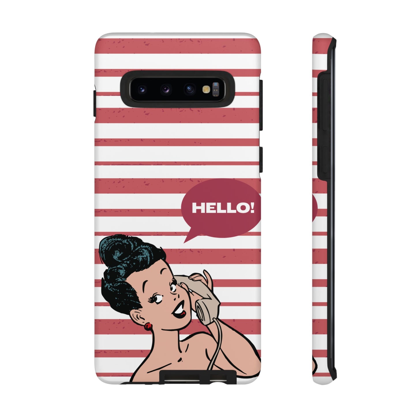 Hello! Wallpaper Phone Case | iPhone 15 Plus/ Pro, 14, 13, 12| Google Pixel 7, Pro, 5| Samsung Galaxy S23 All Major Phone Models