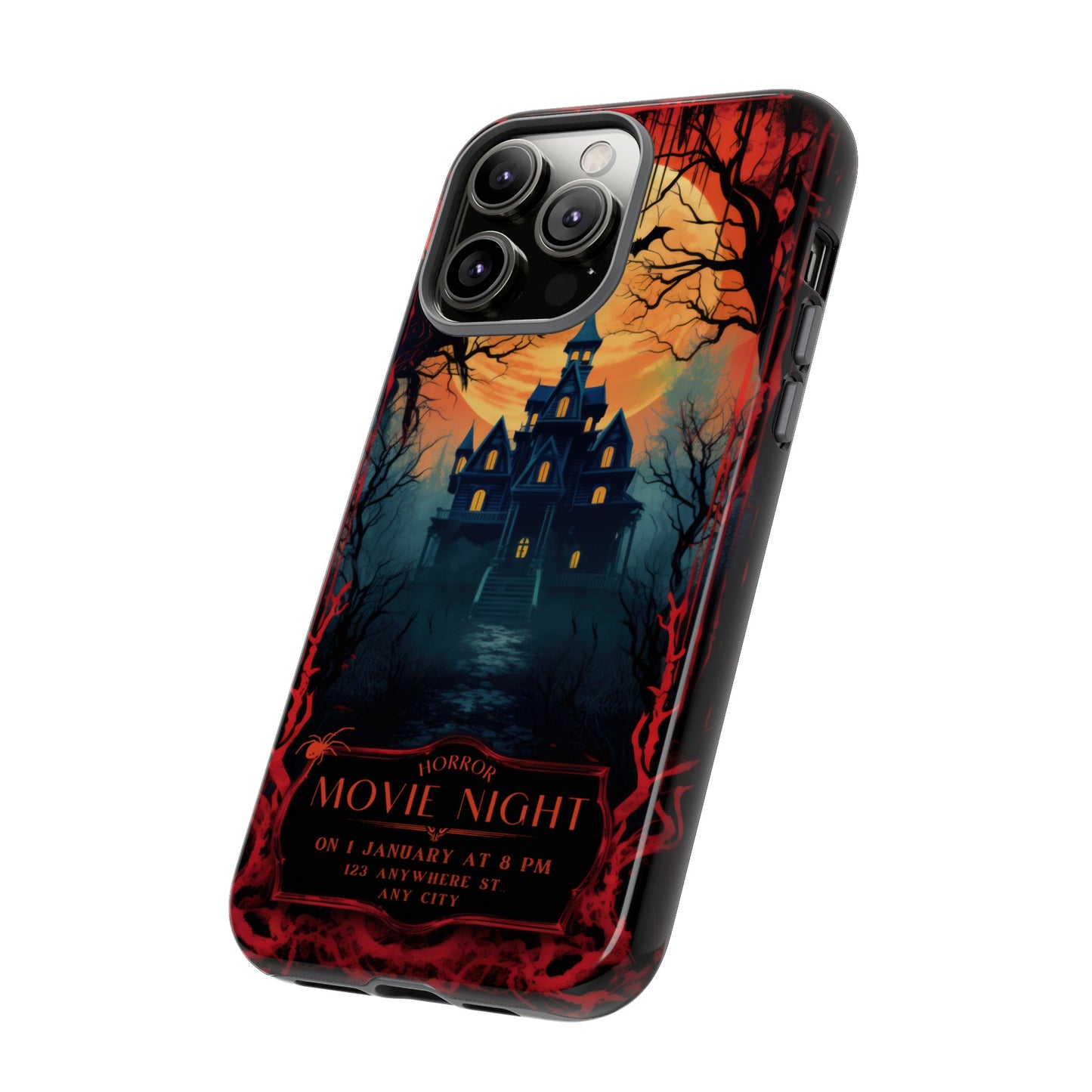 Horror Movie Night Phone Case | iPhone 15 Plus/ Pro, 14, 13, 12| Google Pixel 7, Pro, 5| Samsung Galaxy S23 All Major Phone Models