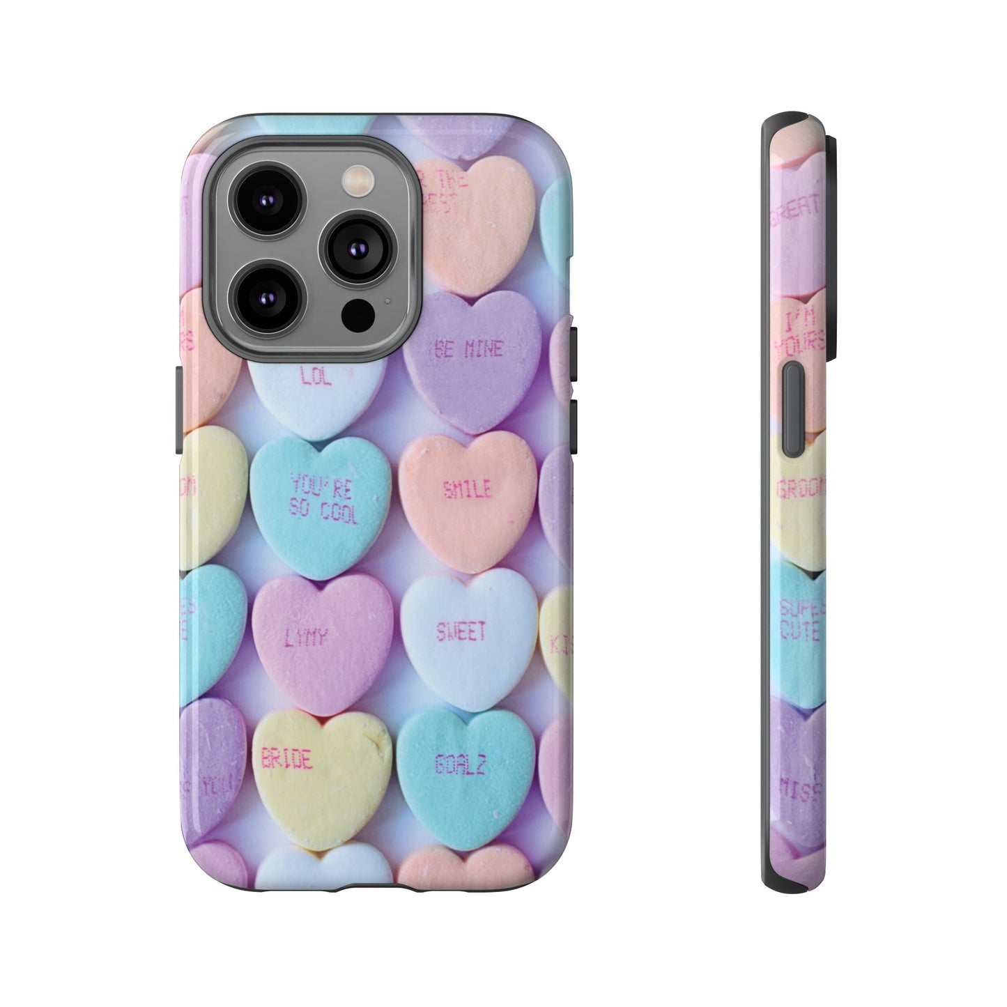 Hearts Valentine's Day Wallpaper Phone Case | iPhone 15 Plus/ Pro, 14, 13, 12| Google Pixel 7, Pro, 5| Samsung Galaxy S23 All Major Phone Models