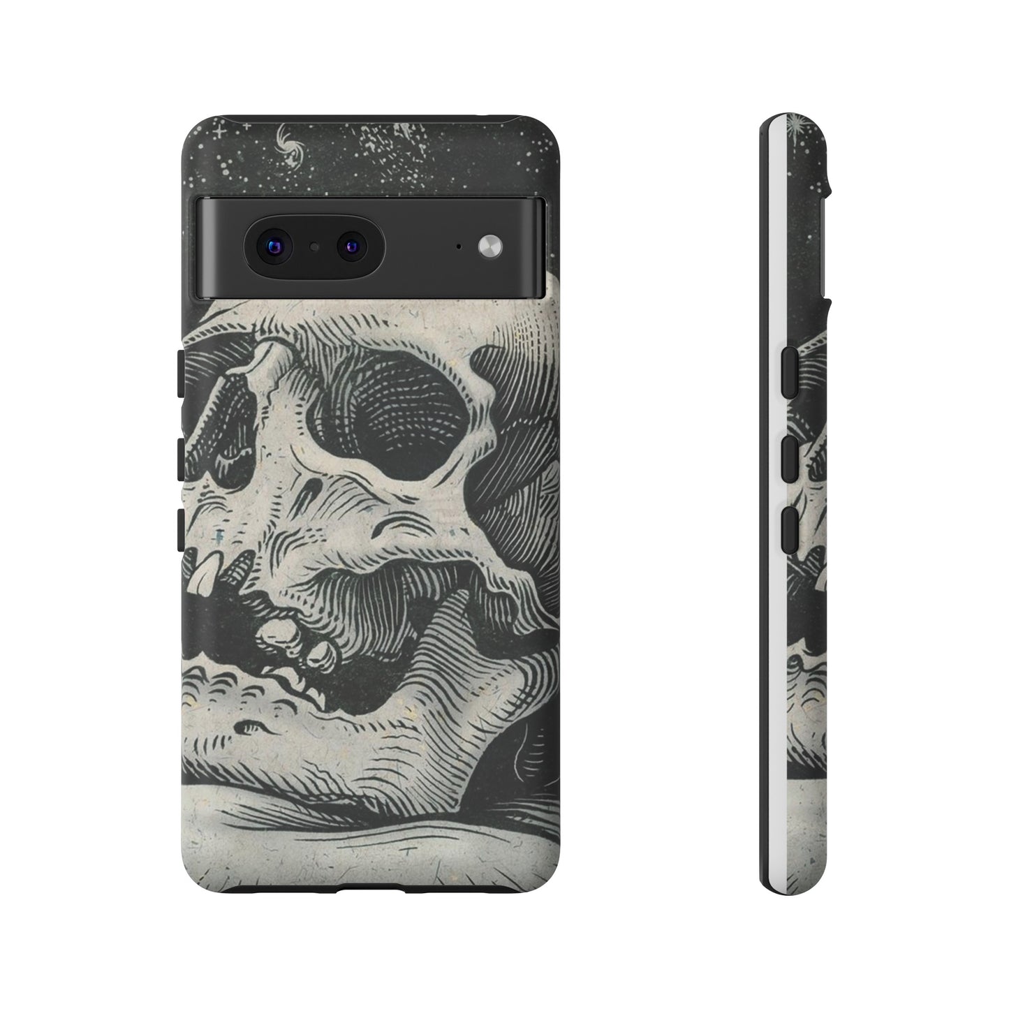 Skull Wallpaper Phone Case | iPhone 15 Plus/ Pro, 14, 13, 12| Google Pixel 7, Pro, 5| Samsung Galaxy S23 All Major Phone Models