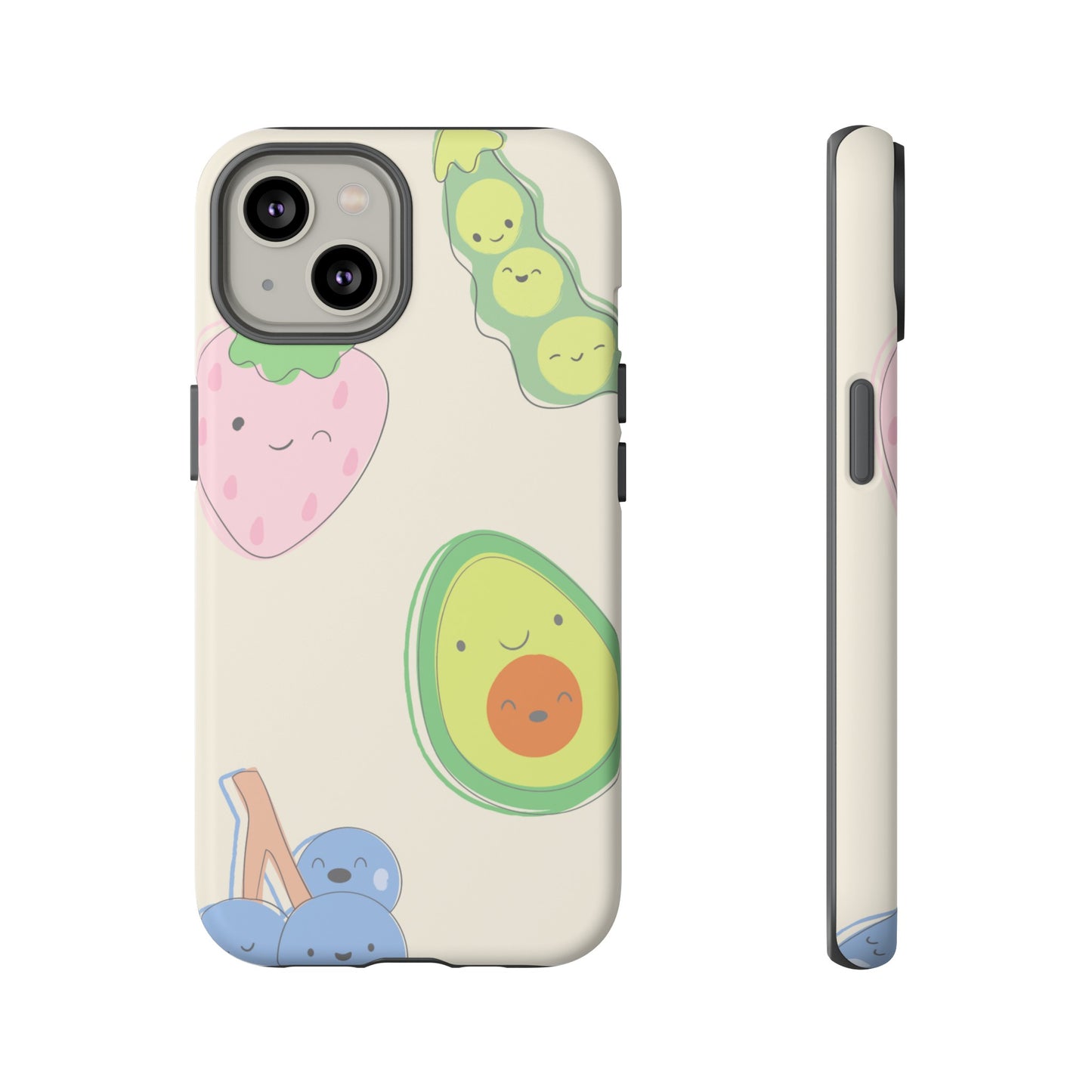 Happy Food Wallpaper Phone Case | iPhone 15 Plus/ Pro, 14, 13, 12| Google Pixel 7, Pro, 5| Samsung Galaxy S23 All Major Phone Models