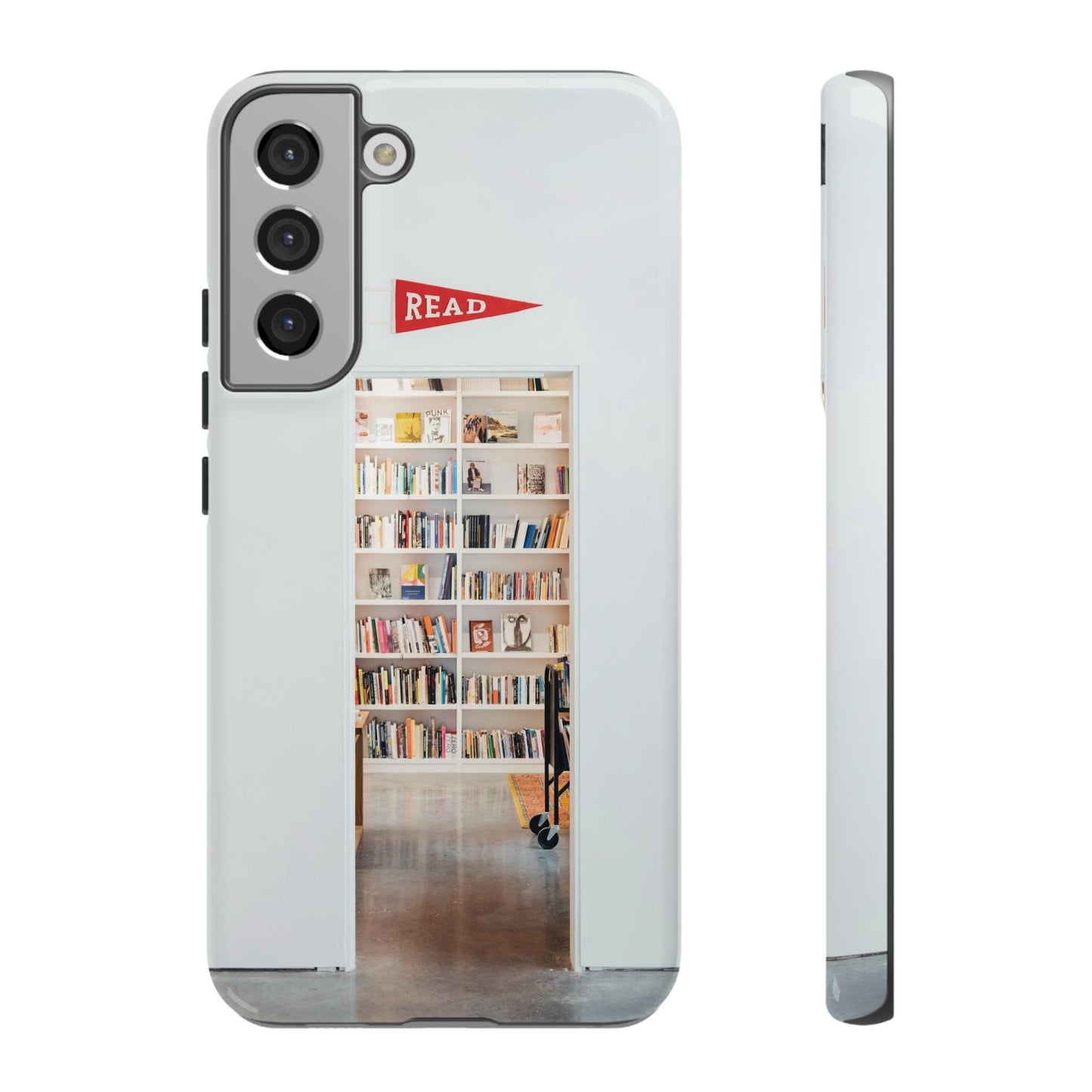 Peaceful Library Wallpaper Phone Case | iPhone 15 Plus/ Pro, 14, 13, 12| Google Pixel 7, Pro, 5| Samsung Galaxy S23 All Major Phone Models