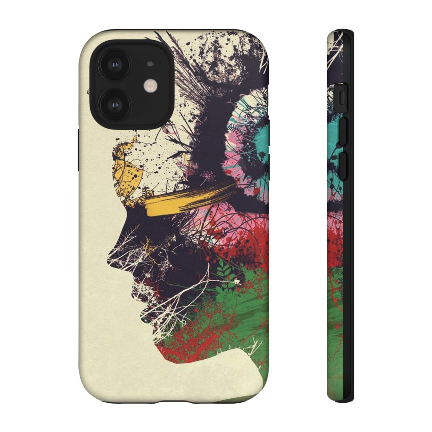 Woman’s Face Painting Wallpaper Phone Case |iPhone 15 Plus/ Pro,14, 13, 12| Google Pixel 7, Pro, 5|Samsung Galaxy S23 All Major Phone Models