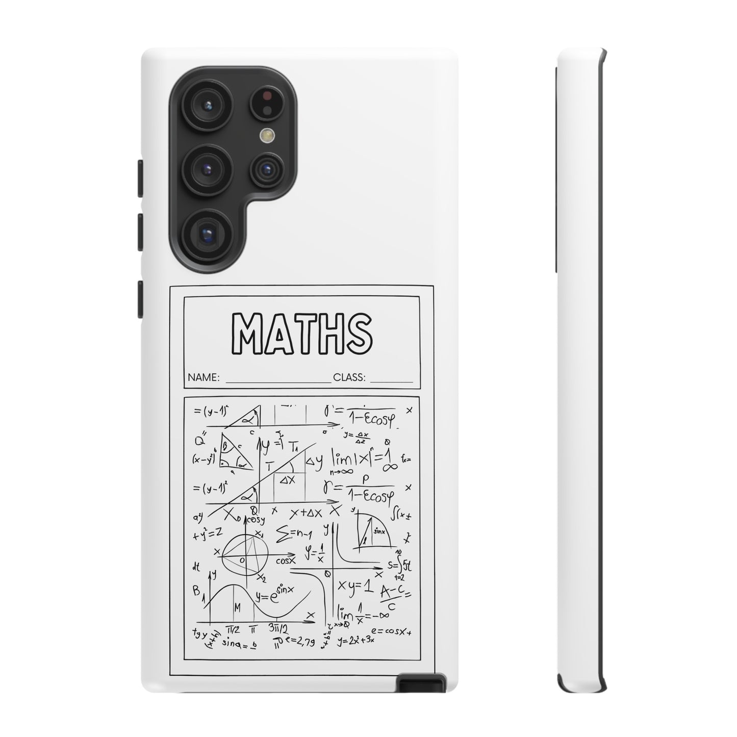 Maths Class Wallpaper Phone Case | iPhone 15 Plus/ Pro, 14, 13, 12| Google Pixel 7, Pro, 5| Samsung Galaxy S23 All Major Phone Models