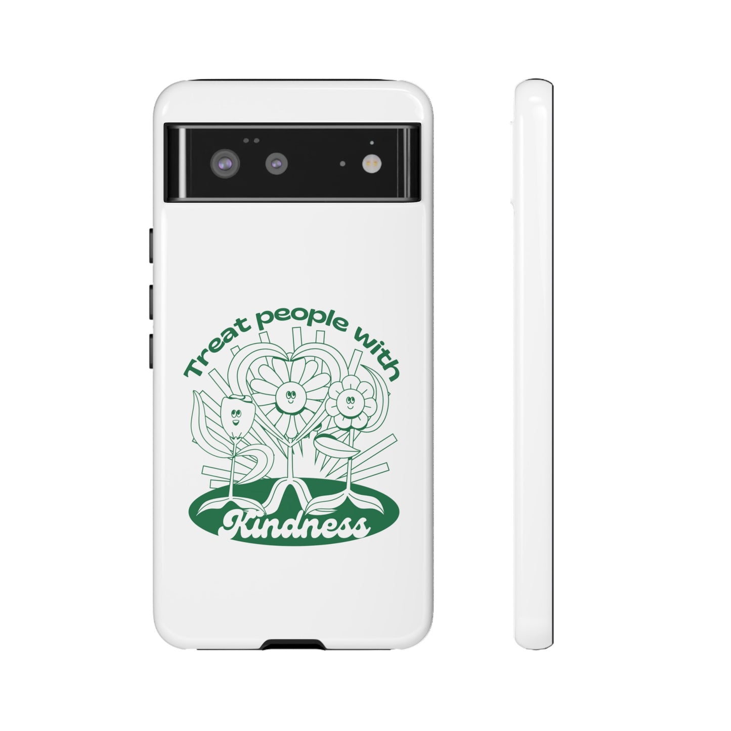 Treat People With Kindness Phone Case | iPhone 15 Plus/ Pro, 14, 13, 12| Google Pixel 7, Pro, 5| Samsung Galaxy S23 All Major Phone Models