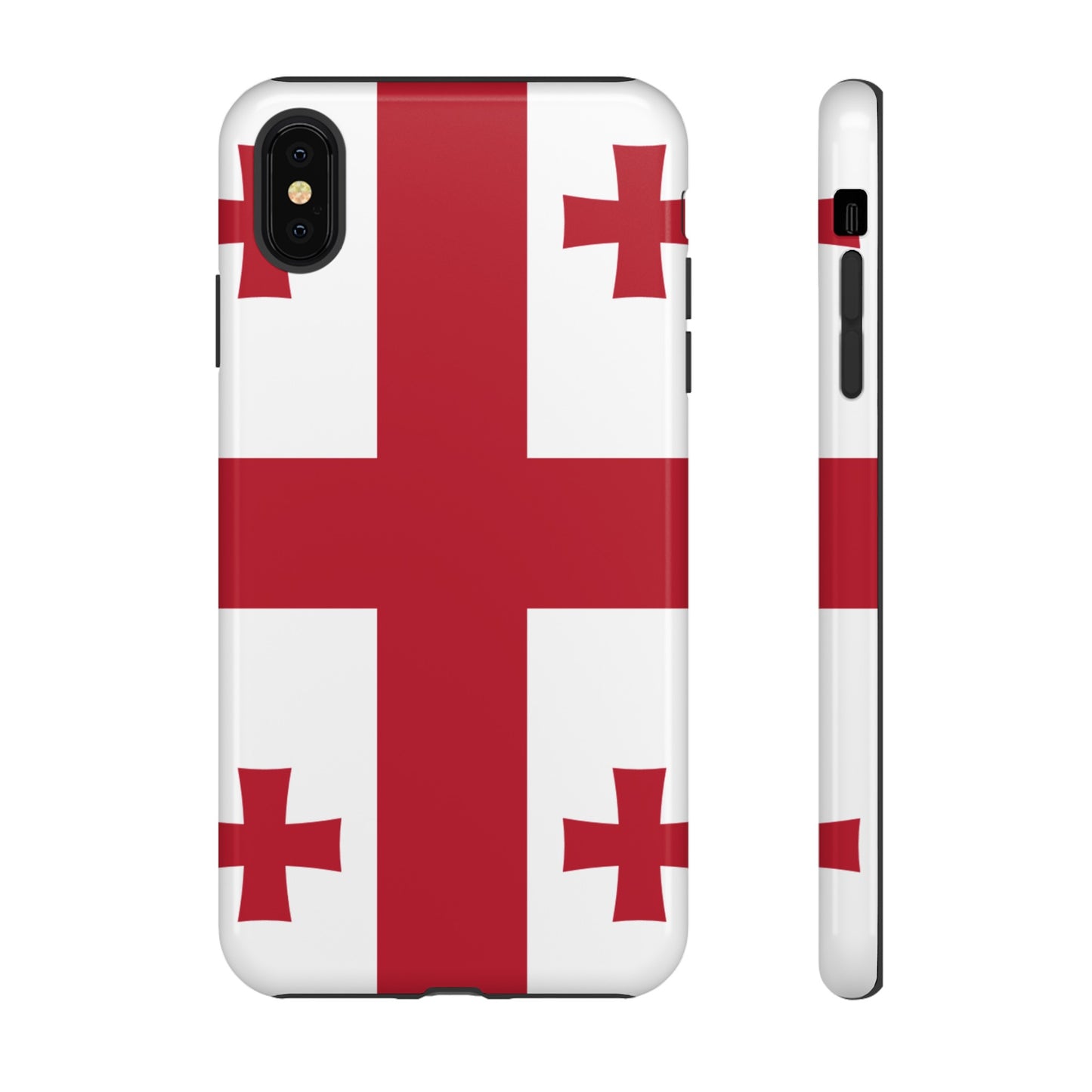 Georgia Flag Phone Case | iPhone 15 Plus/ Pro, 14, 13, 12| Google Pixel 7, Pro, 5| Samsung Galaxy S23 All Major Phone Models