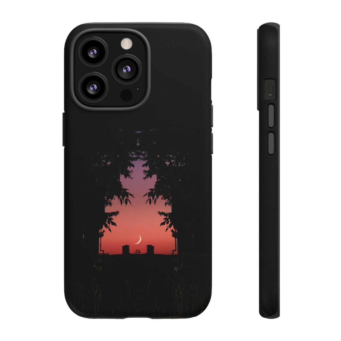 Crescent Night Wallpaper Phone Case | iPhone 15 Plus/ Pro, 14, 13, 12| Google Pixel 7, Pro, 5| Samsung Galaxy S23 All Major Phone Models