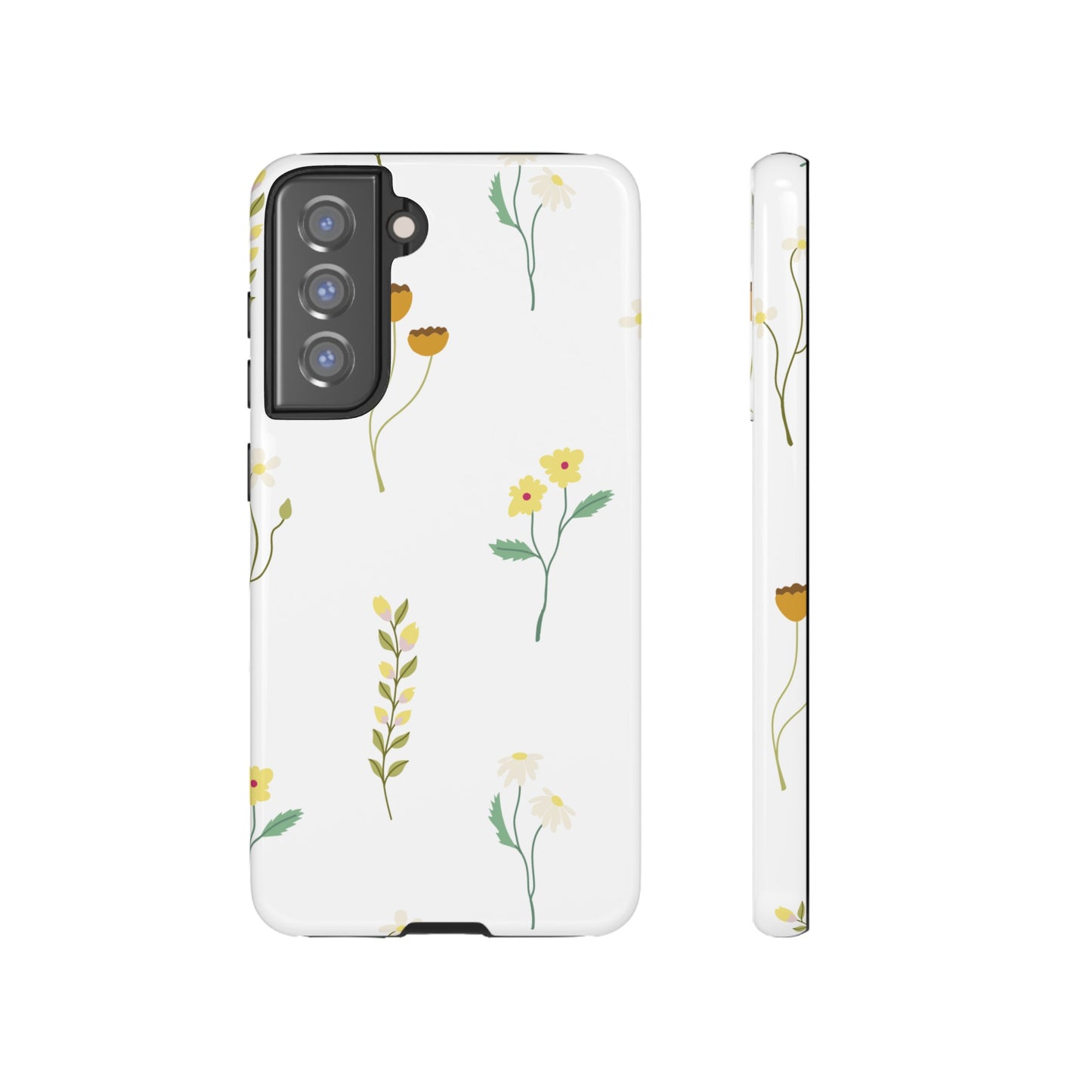 Delicate Floral Wallpaper Phone Case | iPhone 15 Plus/ Pro, 14, 13, 12| Google Pixel 7, Pro, 5| Samsung Galaxy S23 All Major Phone Models