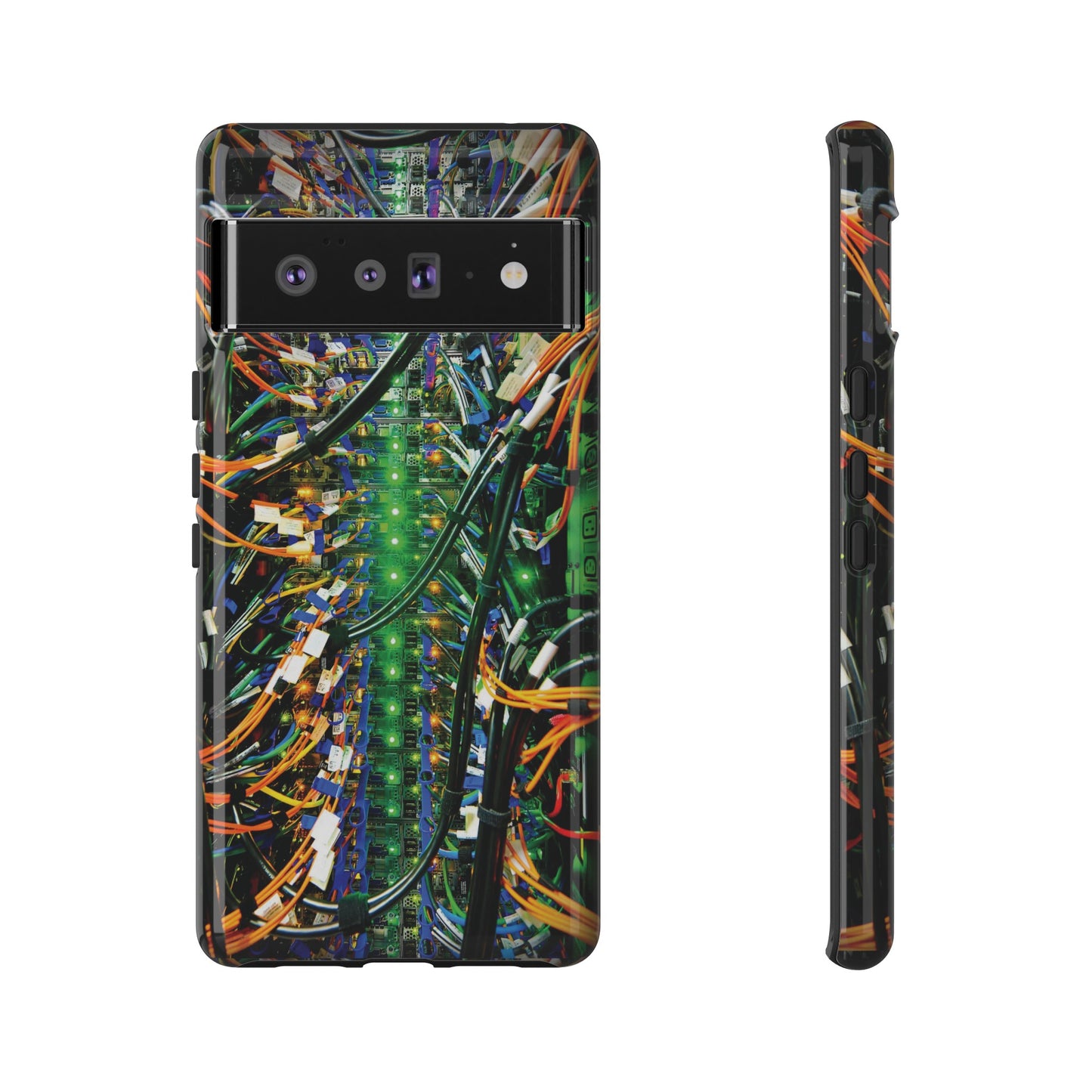 Green Computer Circuitboard Wallpaper Phone Case | iPhone 15 Plus/ Pro, 14, 13, 12| Google Pixel 7, Pro, 5| Samsung Galaxy S23 All Major Phone Models