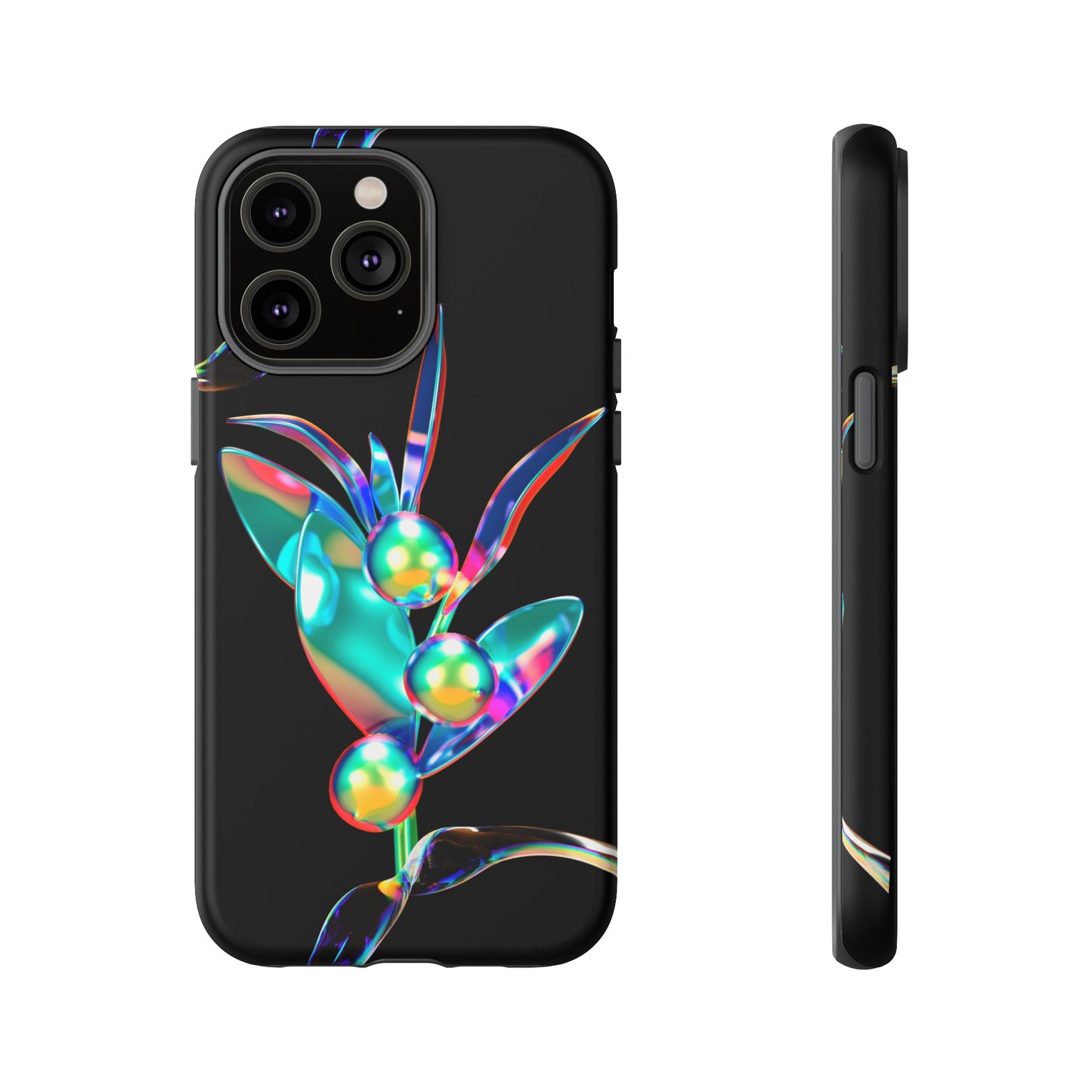 Psychedelic Flower Wallpaper Phone Case | iPhone 15 Plus/ Pro, 14, 13, 12| Google Pixel 7, Pro, 5| Samsung Galaxy S23 All Major Phone Models