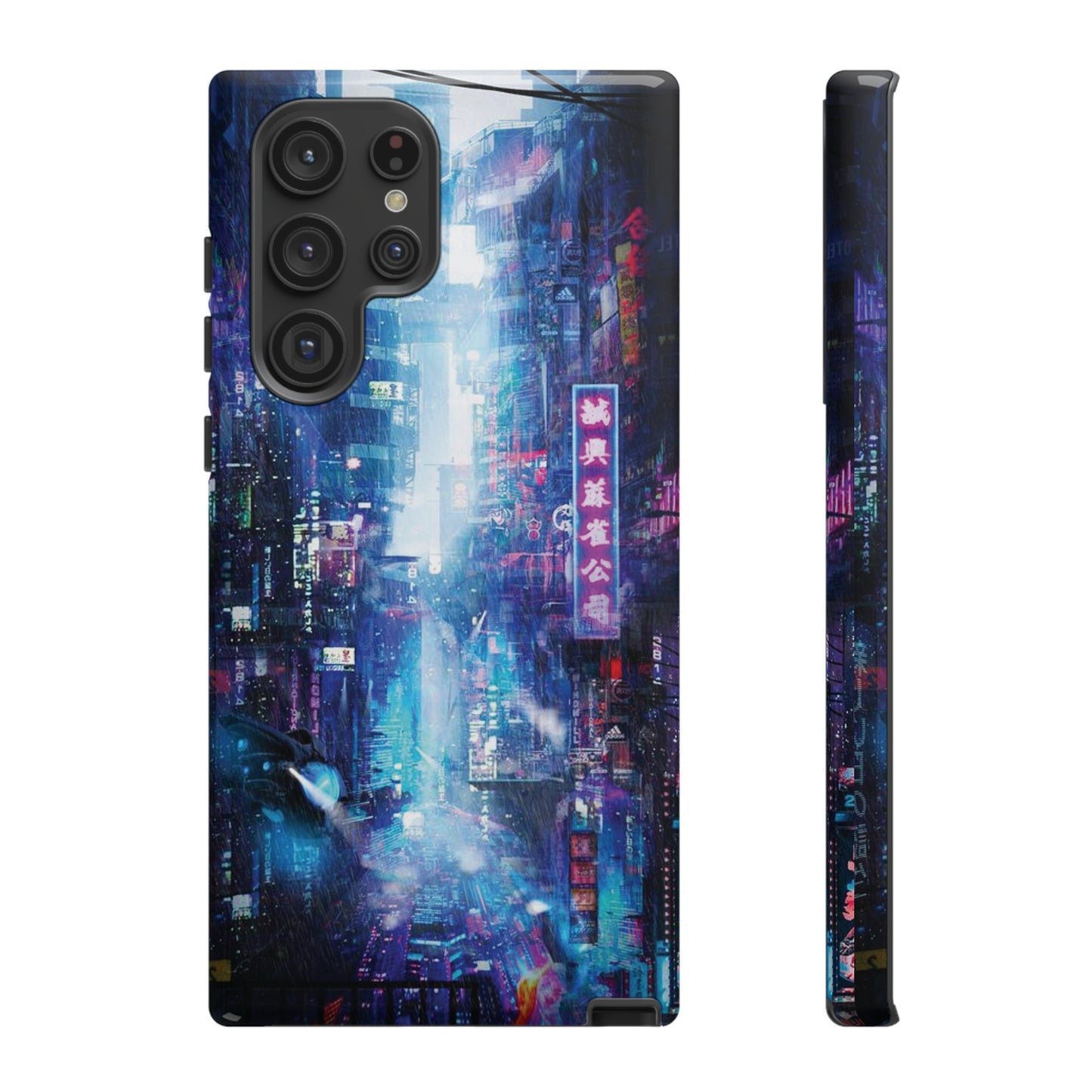 Night Life Futuristic City Wallpaper Phone Case | iPhone 15 Plus/ Pro, 14, 13, 12| Google Pixel 7, Pro, 5| Samsung Galaxy S23 All Major Phone Models