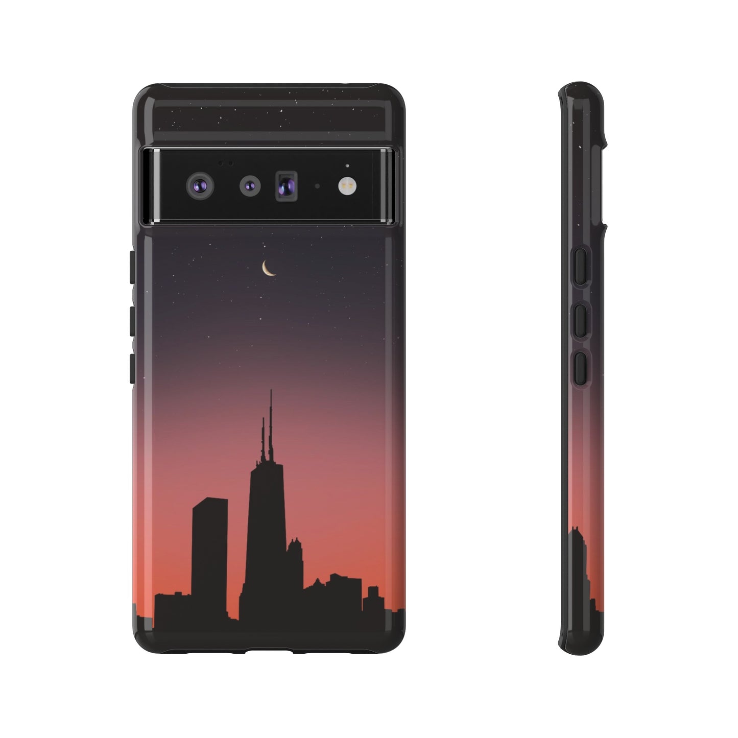 Chicago Skyline Wallpaper Phone Case | iPhone 15 Plus/ Pro, 14, 13, 12| Google Pixel 7, Pro, 5| Samsung Galaxy S23 All Major Phone Models