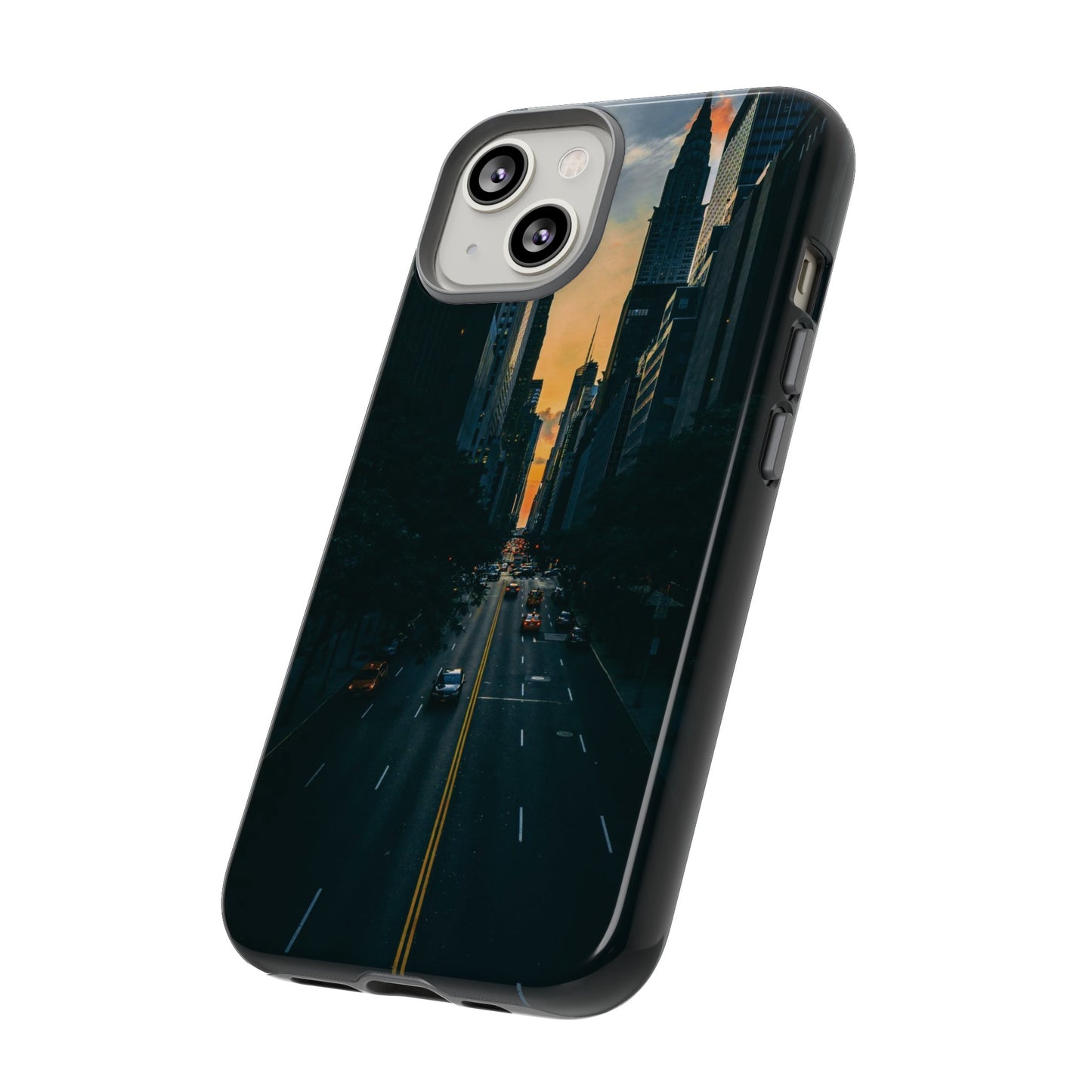 City Sunset Wallpaper Phone Case | iPhone 15 Plus/ Pro, 14, 13, 12| Google Pixel 7, Pro, 5| Samsung Galaxy S23 All Major Phone Models