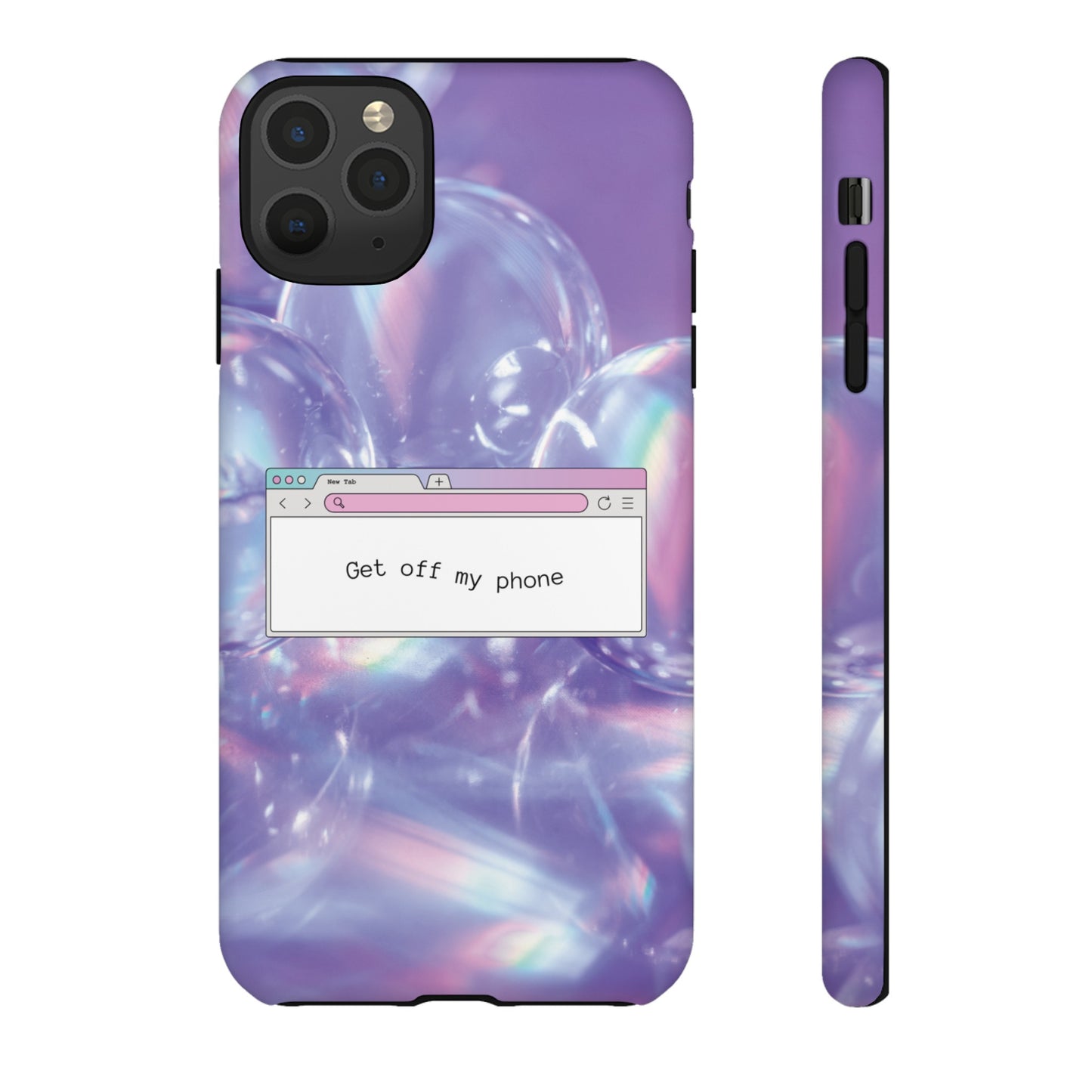 Get Off My Phone Wallpaper Phone Case | iPhone 15 Plus/ Pro, 14, 13, 12| Google Pixel 7, Pro, 5| Samsung Galaxy S23 All Major Phone Models