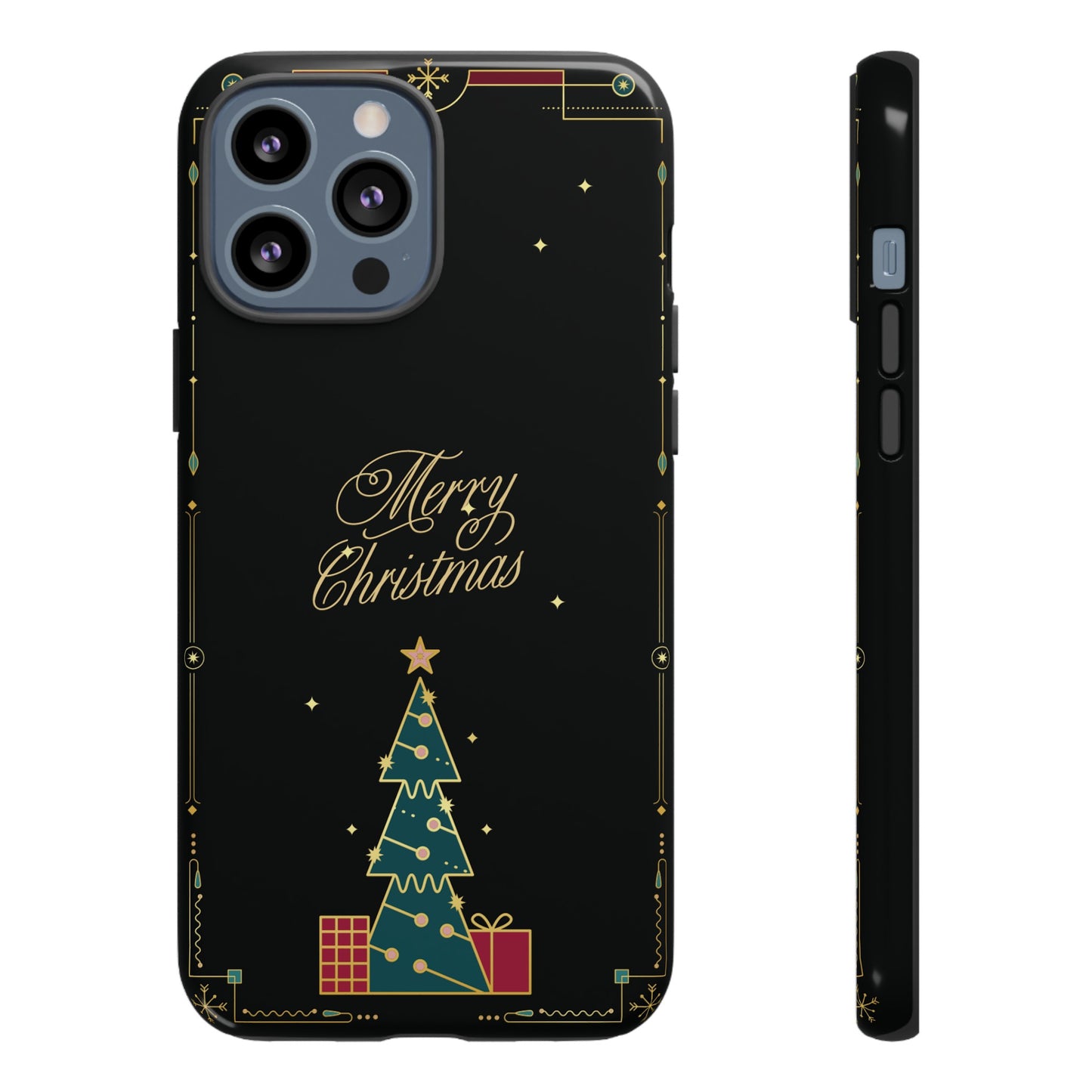 Christmas Tree Wallpaper Phone Case | iPhone 15 Plus/ Pro, 14, 13, 12| Google Pixel 7, Pro, 5| Samsung Galaxy S23 All Major Phone Models