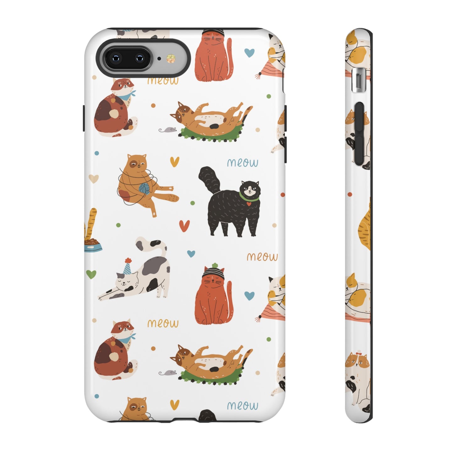 Collage of Cats Wallpaper Phone Case | iPhone 15 Plus/ Pro, 14, 13, 12| Google Pixel 7, Pro, 5| Samsung Galaxy S23 All Major Phone Models