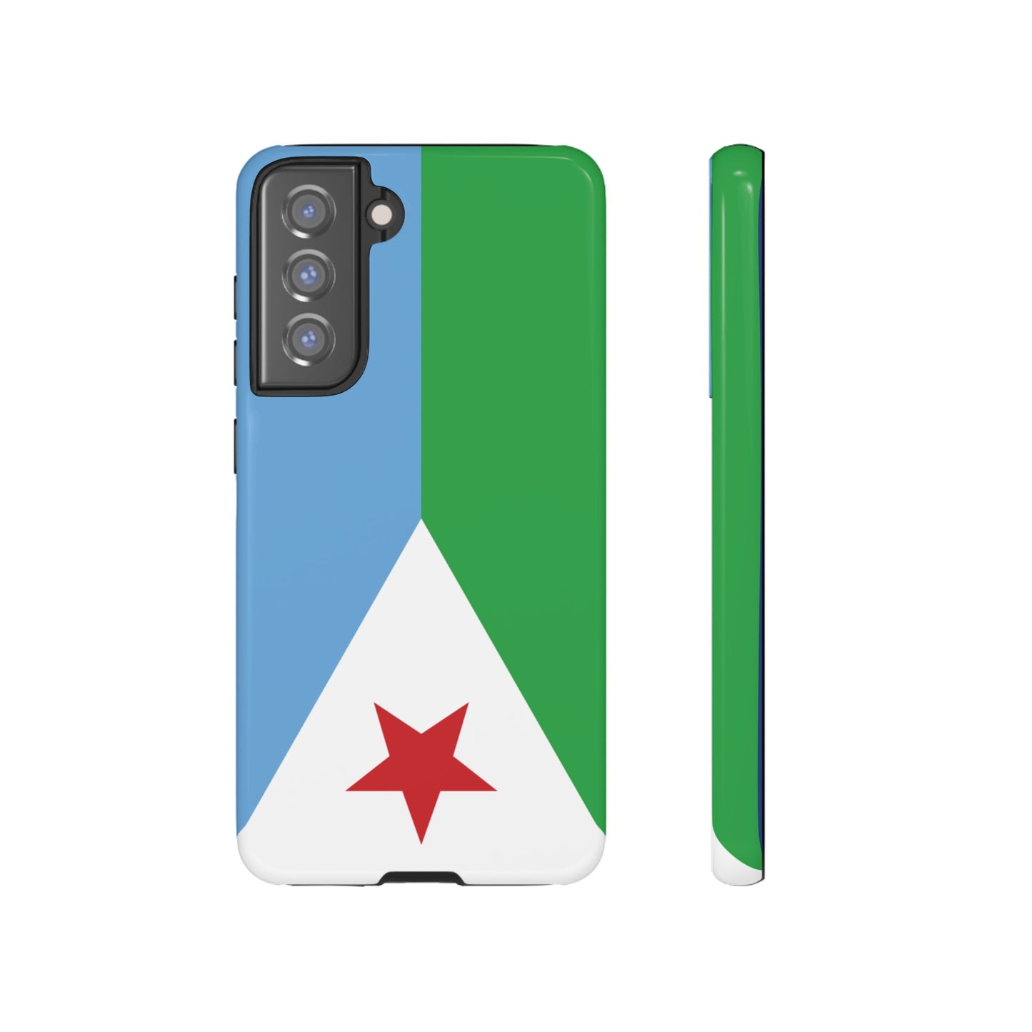 Djibouti Flag Phone Case | iPhone 15 Plus/ Pro, 14, 13, 12| Google Pixel 7, Pro, 5| Samsung Galaxy S23 All Major Phone Models