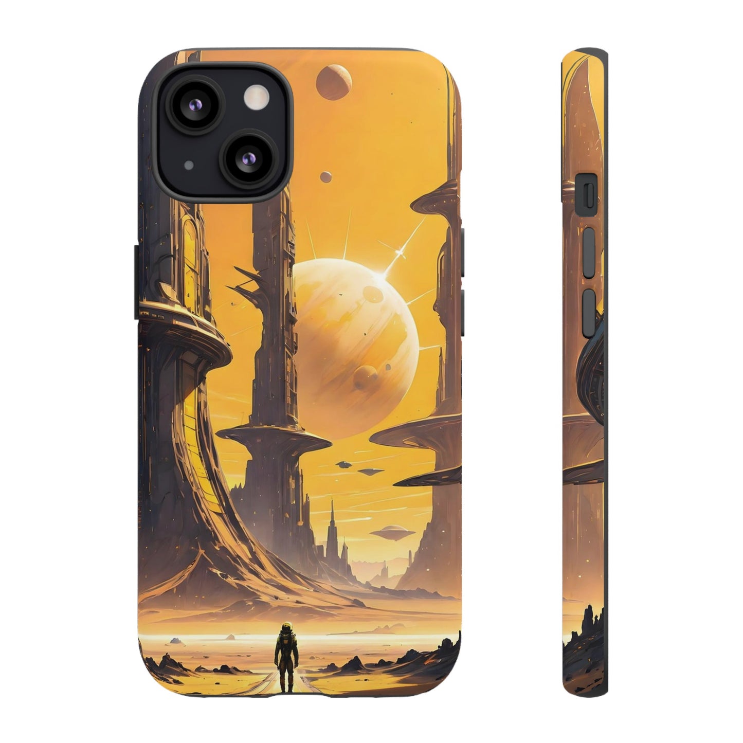 Distant Planets Sci Fi Wallpaper Phone Case | iPhone 15 Plus/ Pro, 14, 13, 12| Google Pixel 7, Pro, 5| Samsung Galaxy S23 All Major Phone Models