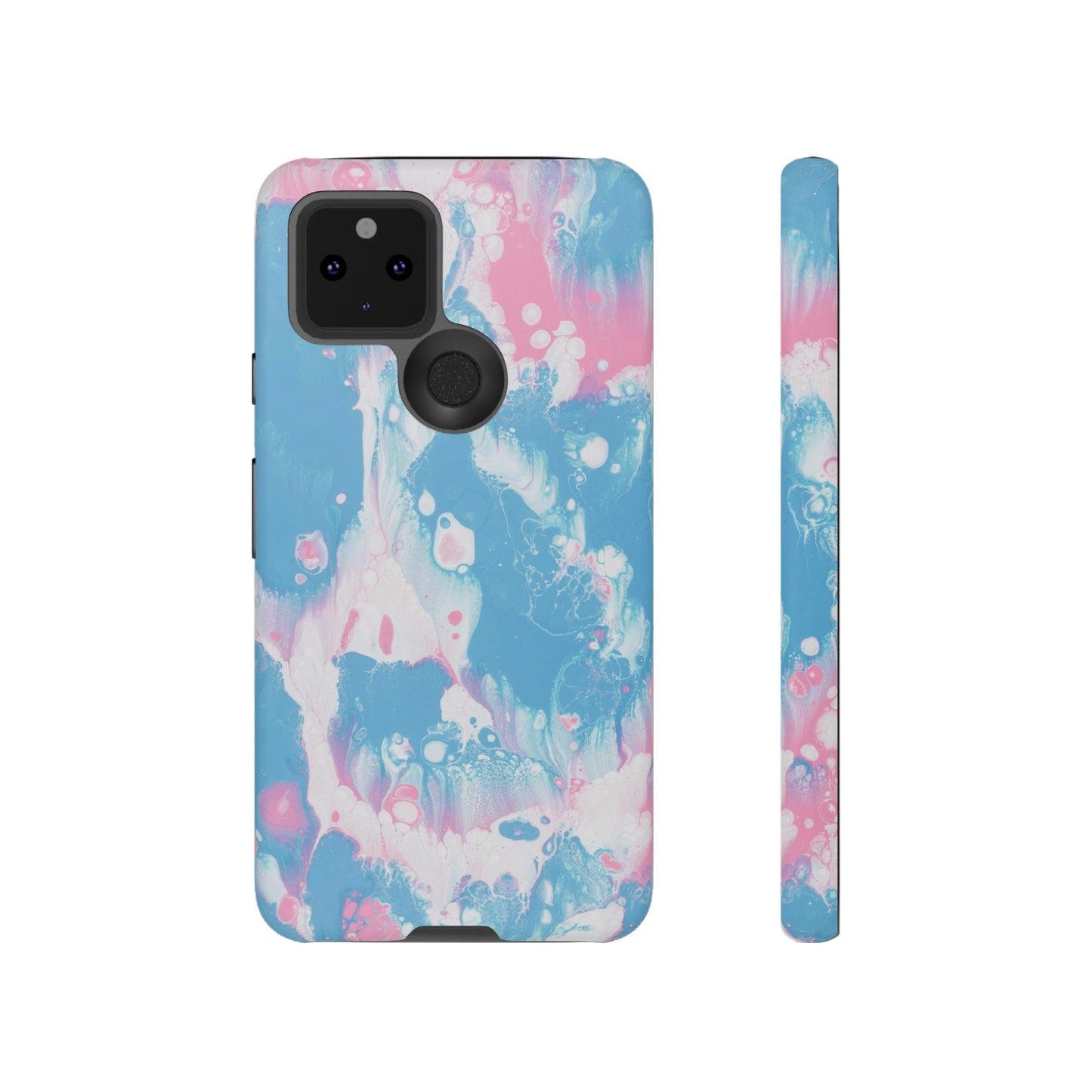 Baby Pink & Blue Resin Inspired Phone Case |iPhone 15 Plus/ Pro, 14, 13, 12|Google Pixel 7, Pro, 5|Samsung Galaxy S23 All Major Phone Models