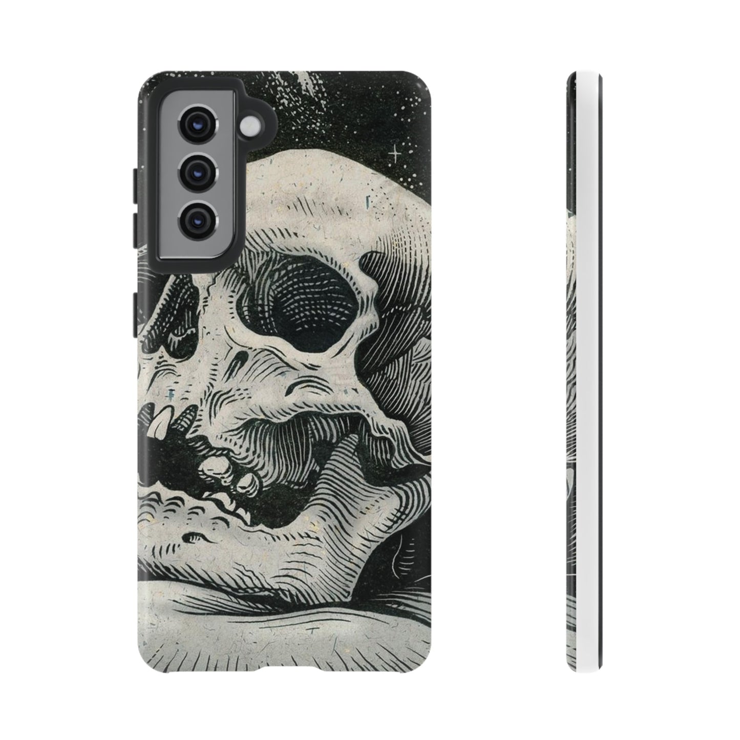 Skull Wallpaper Phone Case | iPhone 15 Plus/ Pro, 14, 13, 12| Google Pixel 7, Pro, 5| Samsung Galaxy S23 All Major Phone Models