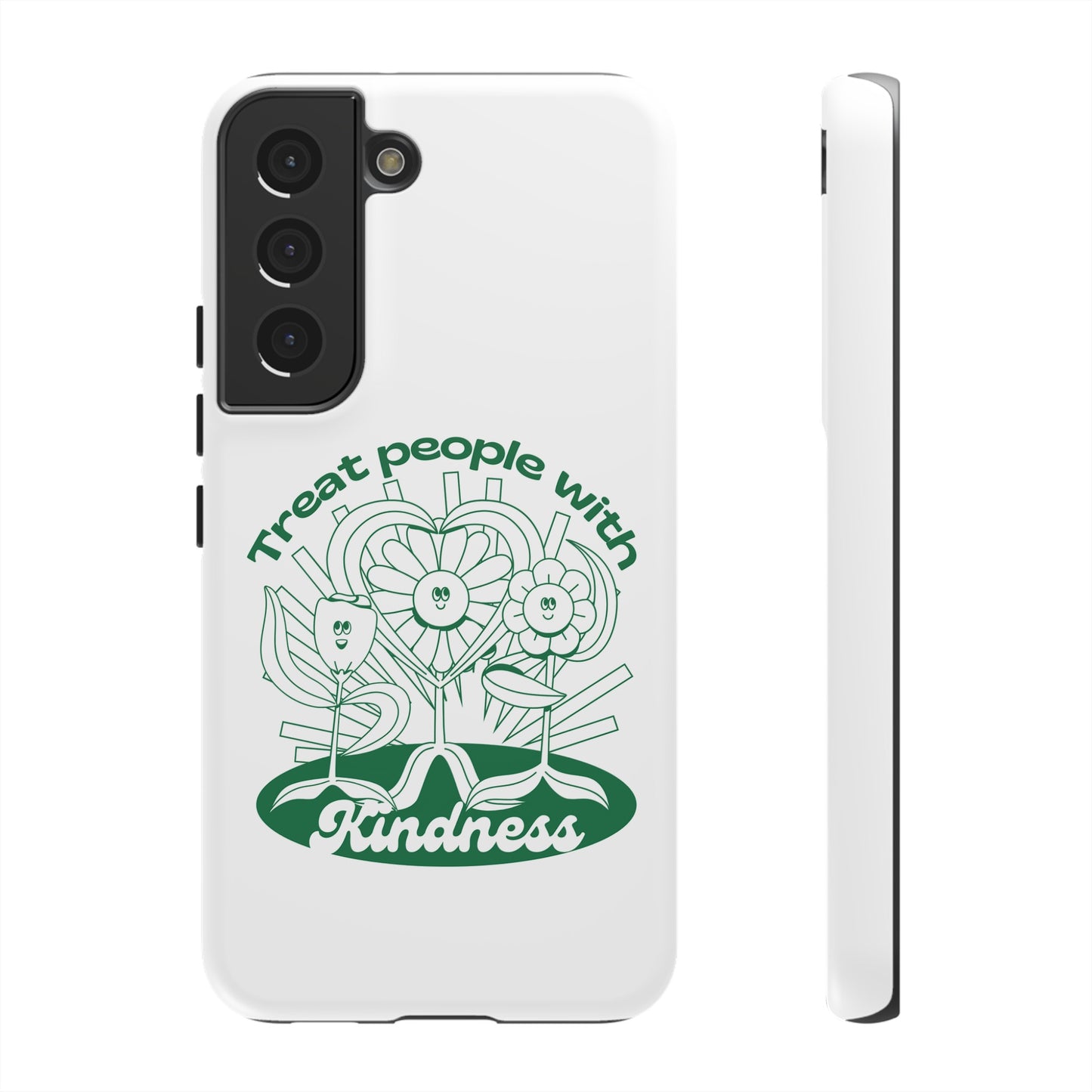 Treat People With Kindness Phone Case | iPhone 15 Plus/ Pro, 14, 13, 12| Google Pixel 7, Pro, 5| Samsung Galaxy S23 All Major Phone Models