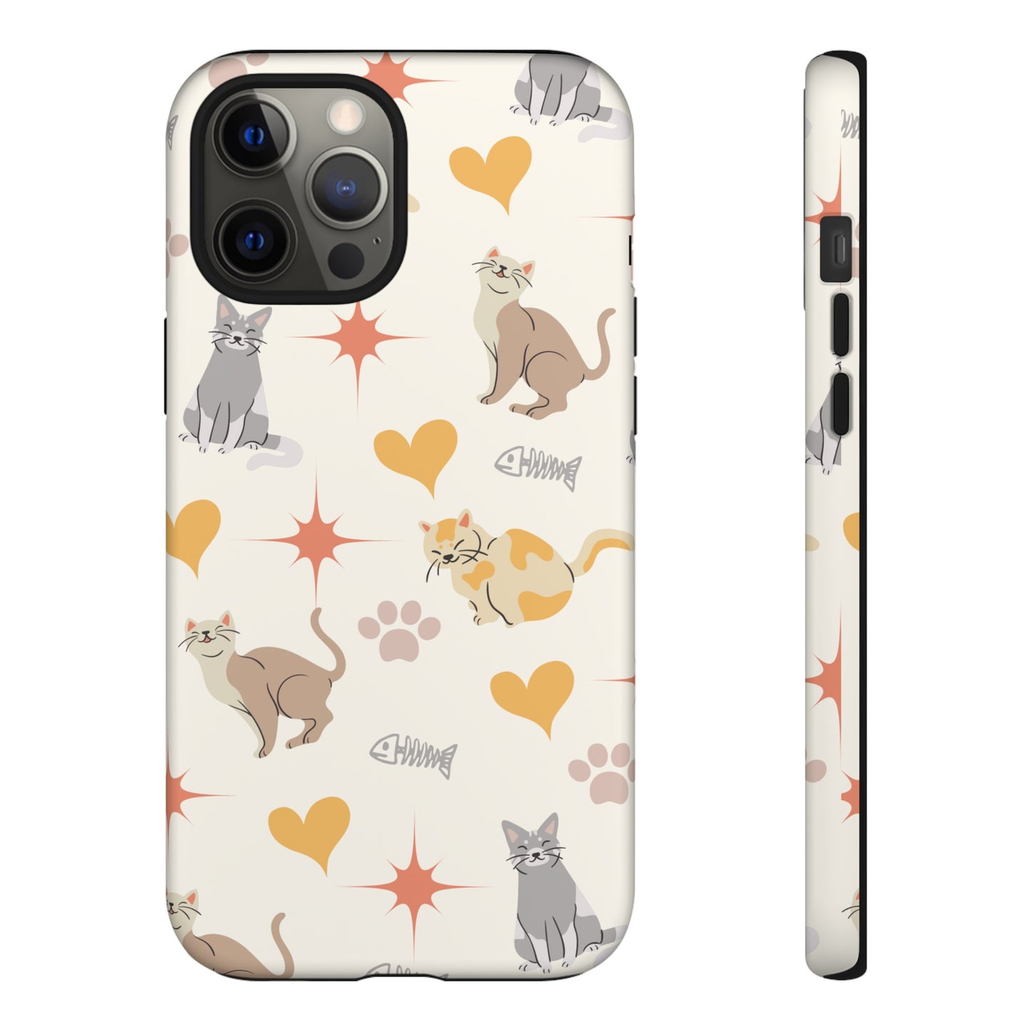 Cute Cat Wallpaper Phone Case | iPhone 15 Plus/ Pro, 14, 13, 12| Google Pixel 7, Pro, 5| Samsung Galaxy S23 All Major Phone Models