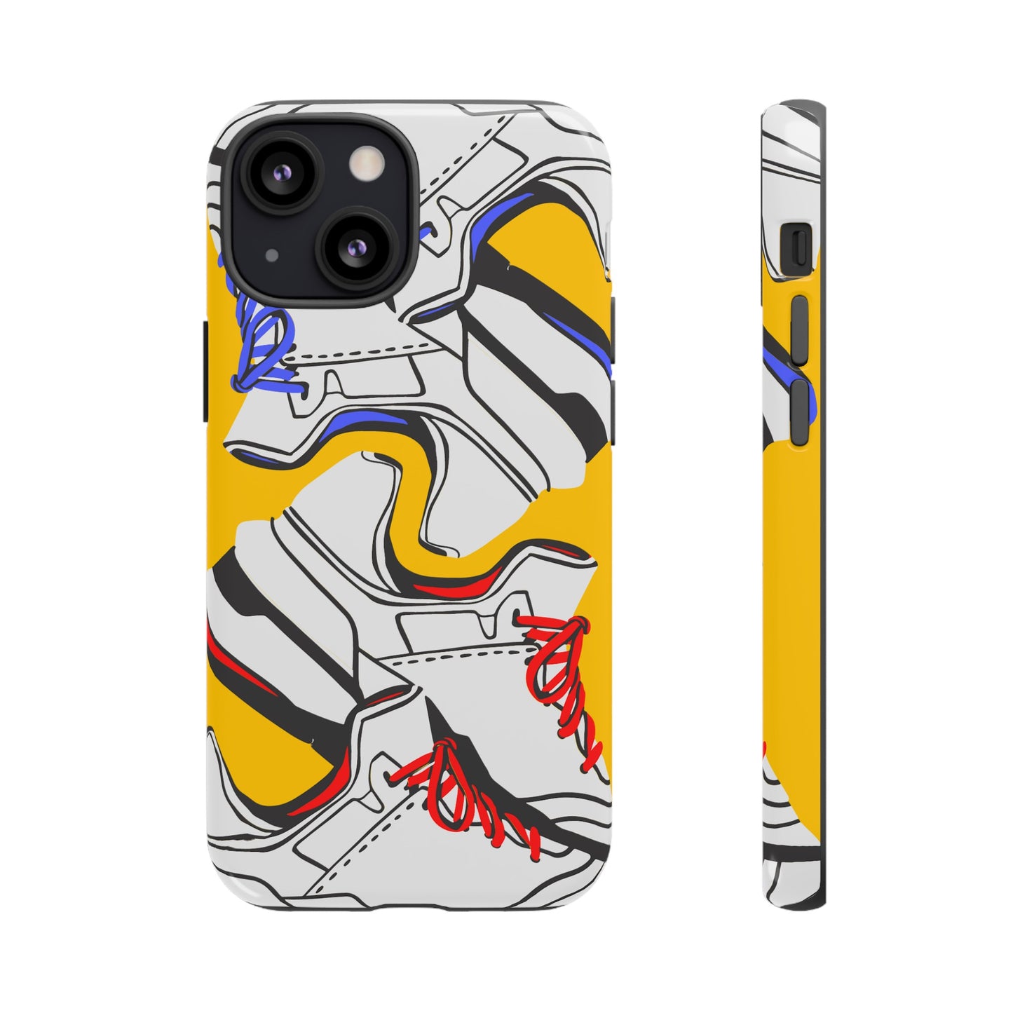 Sneakers Wallpaper Phone Case | iPhone 15 Plus/ Pro, 14, 13, 12| Google Pixel 7, Pro, 5| Samsung Galaxy S23 All Major Phone Models