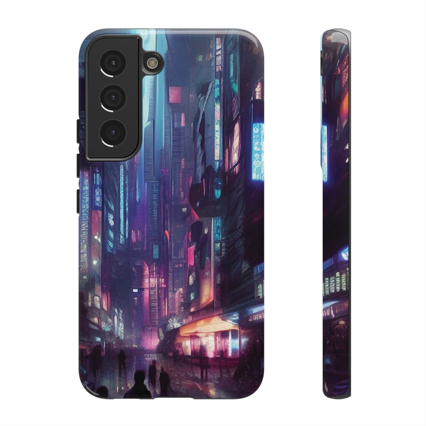 Futuristic Sci-Fi City Wallpaper Phone Case | iPhone 15 Plus/ Pro, 14, 13, 12| Google Pixel 7, Pro, 5| Samsung Galaxy S23 All Major Phone Models