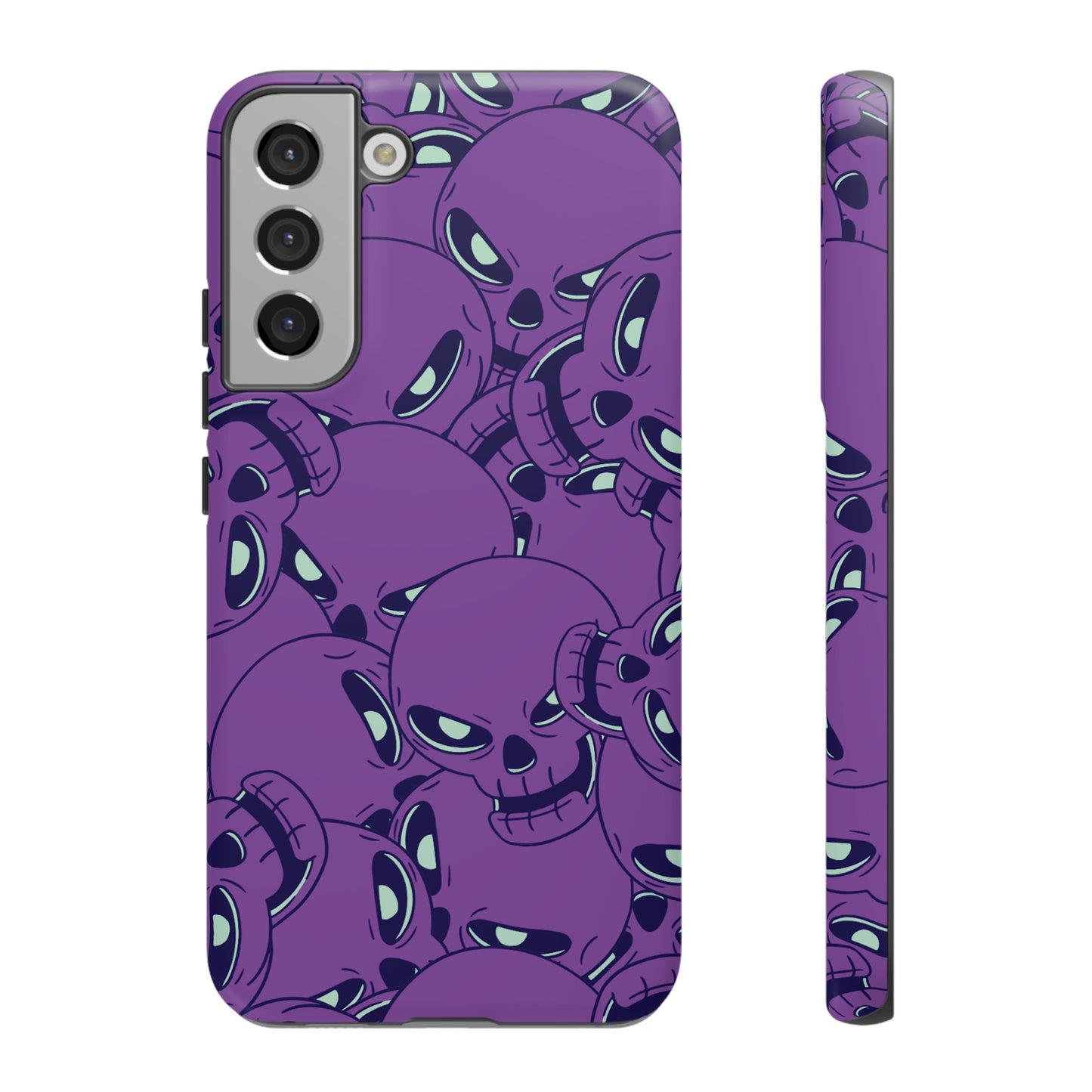 Glowing Skulls Wallpaper Phone Case | iPhone 15 Plus/ Pro, 14, 13, 12| Google Pixel 7, Pro, 5| Samsung Galaxy S23 All Major Phone Models