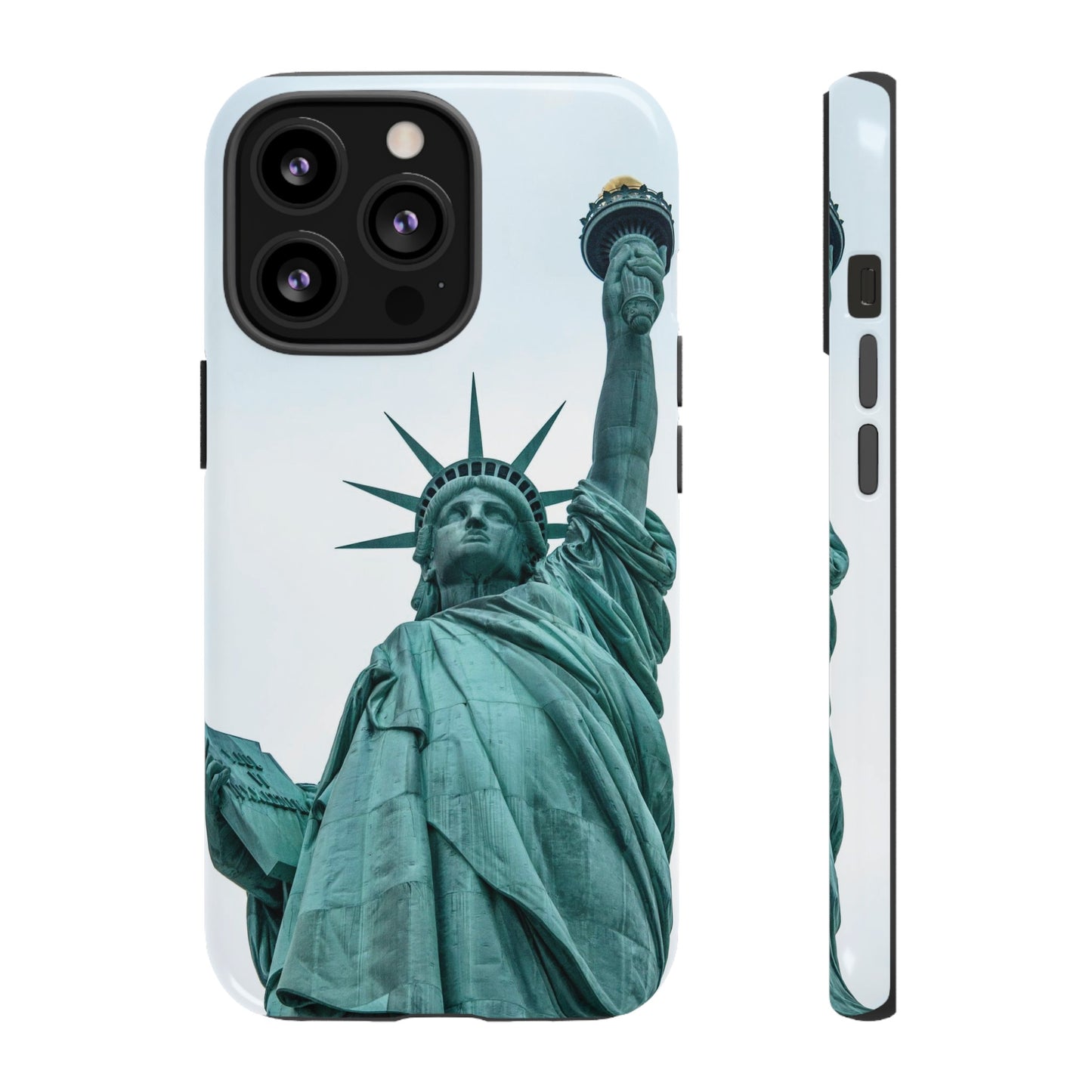 Statue of Liberty Wallpaper Phone Case | iPhone 15 Plus/ Pro, 14, 13, 12| Google Pixel 7, Pro, 5| Samsung Galaxy S23 All Major Phone Models