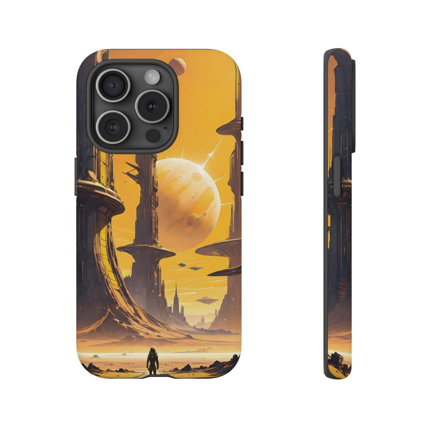 Distant Planets Sci Fi Wallpaper Phone Case | iPhone 15 Plus/ Pro, 14, 13, 12| Google Pixel 7, Pro, 5| Samsung Galaxy S23 All Major Phone Models