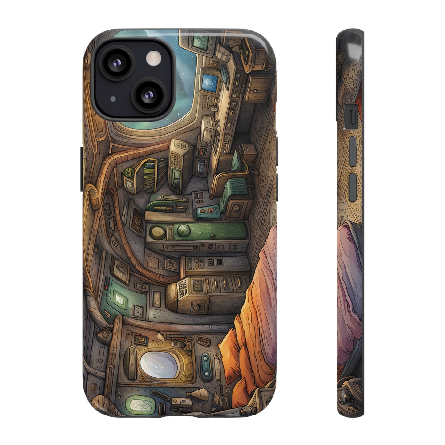 Cosy Spaceship Wallpaper Phone Case | iPhone 15 Plus/ Pro, 14, 13, 12| Google Pixel 7, Pro, 5| Samsung Galaxy S23 All Major Phone Models